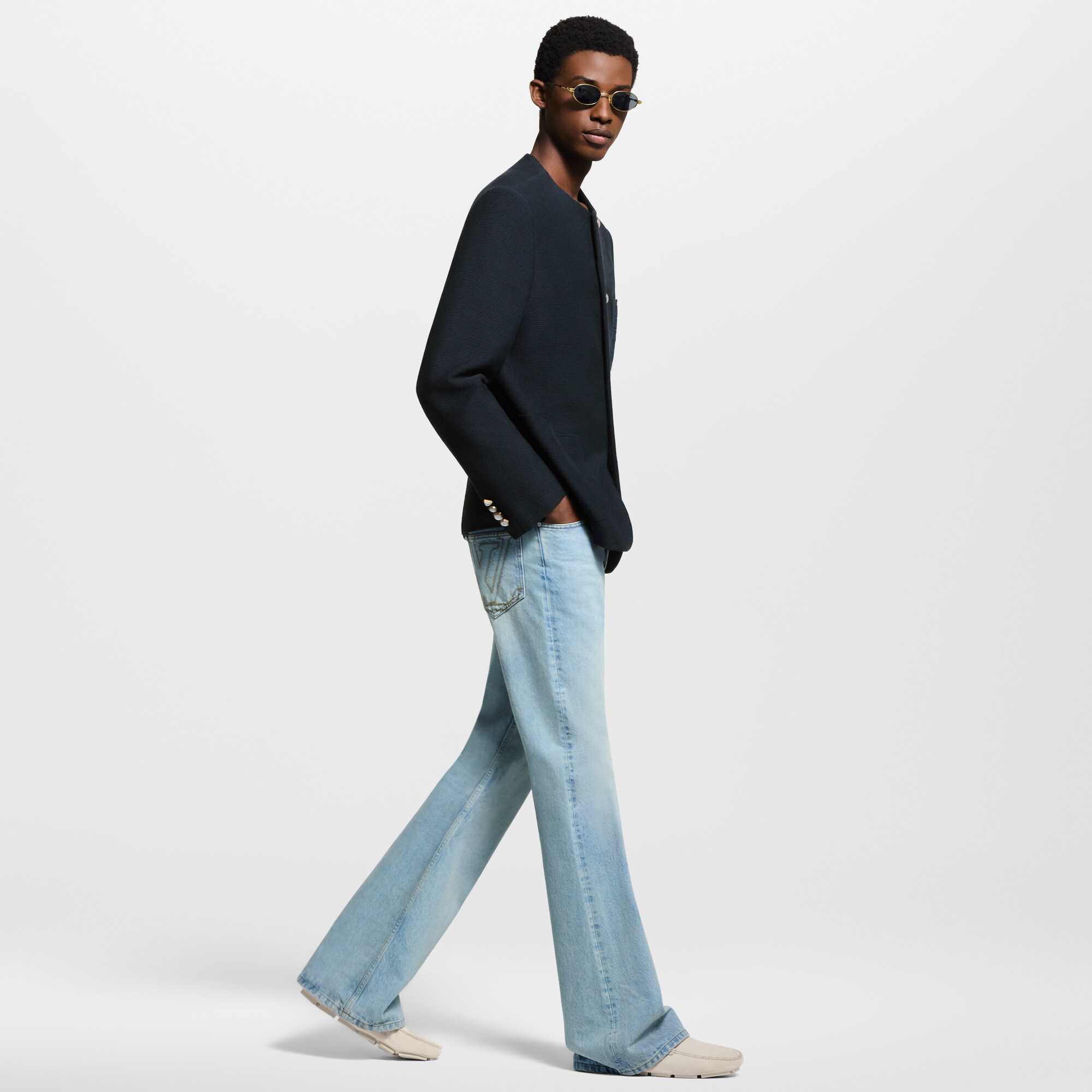 Men - LV Driver Moccasins  Men Shoes Loafers and Moccasins | LOUIS VUITTON (Product zoom)