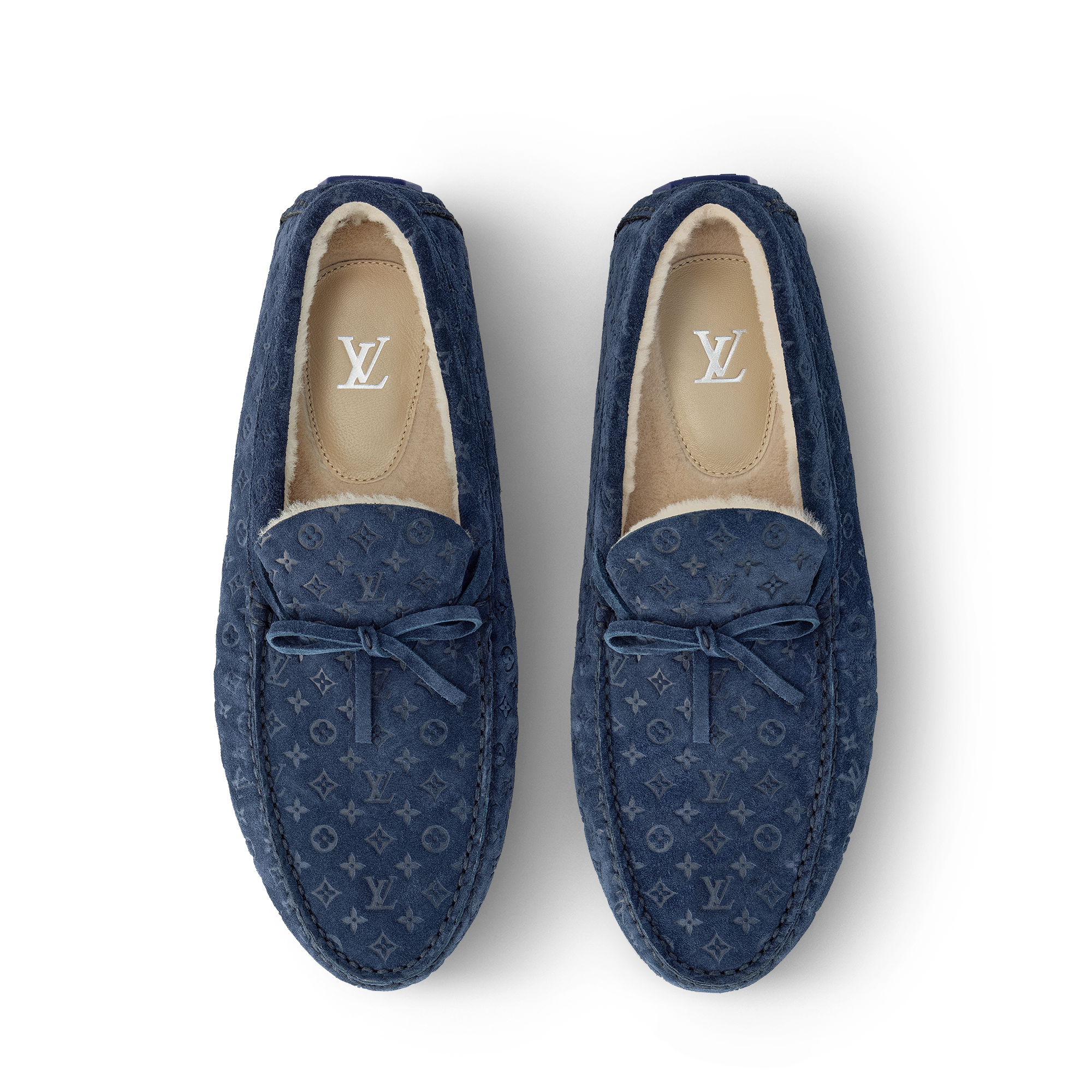 Men - LV Driver Shearling Moccasins  Men Shoes All Shoes | LOUIS VUITTON (Product zoom)