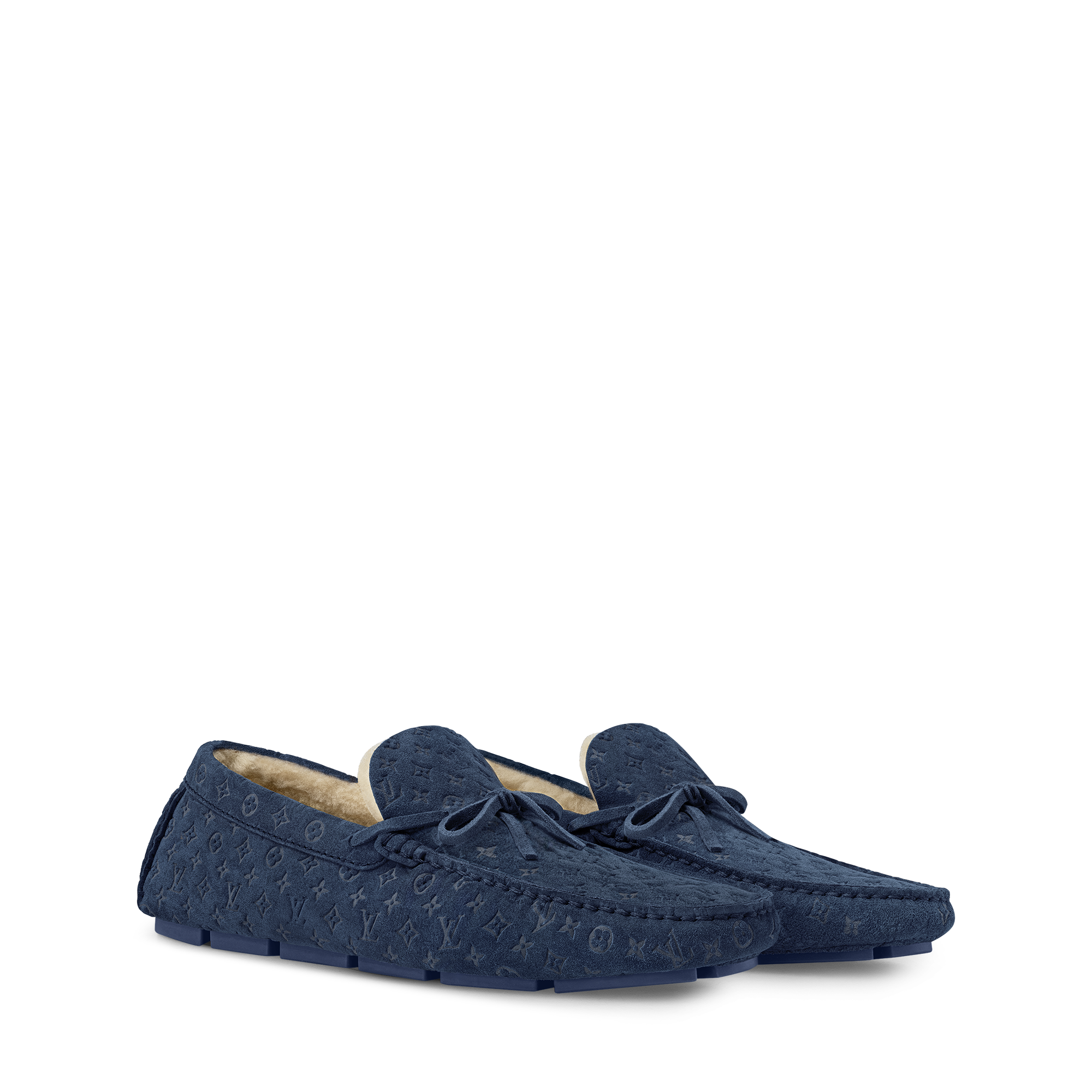 Men - LV Driver Shearling Moccasins  Men Shoes All Shoes | LOUIS VUITTON (Product zoom)