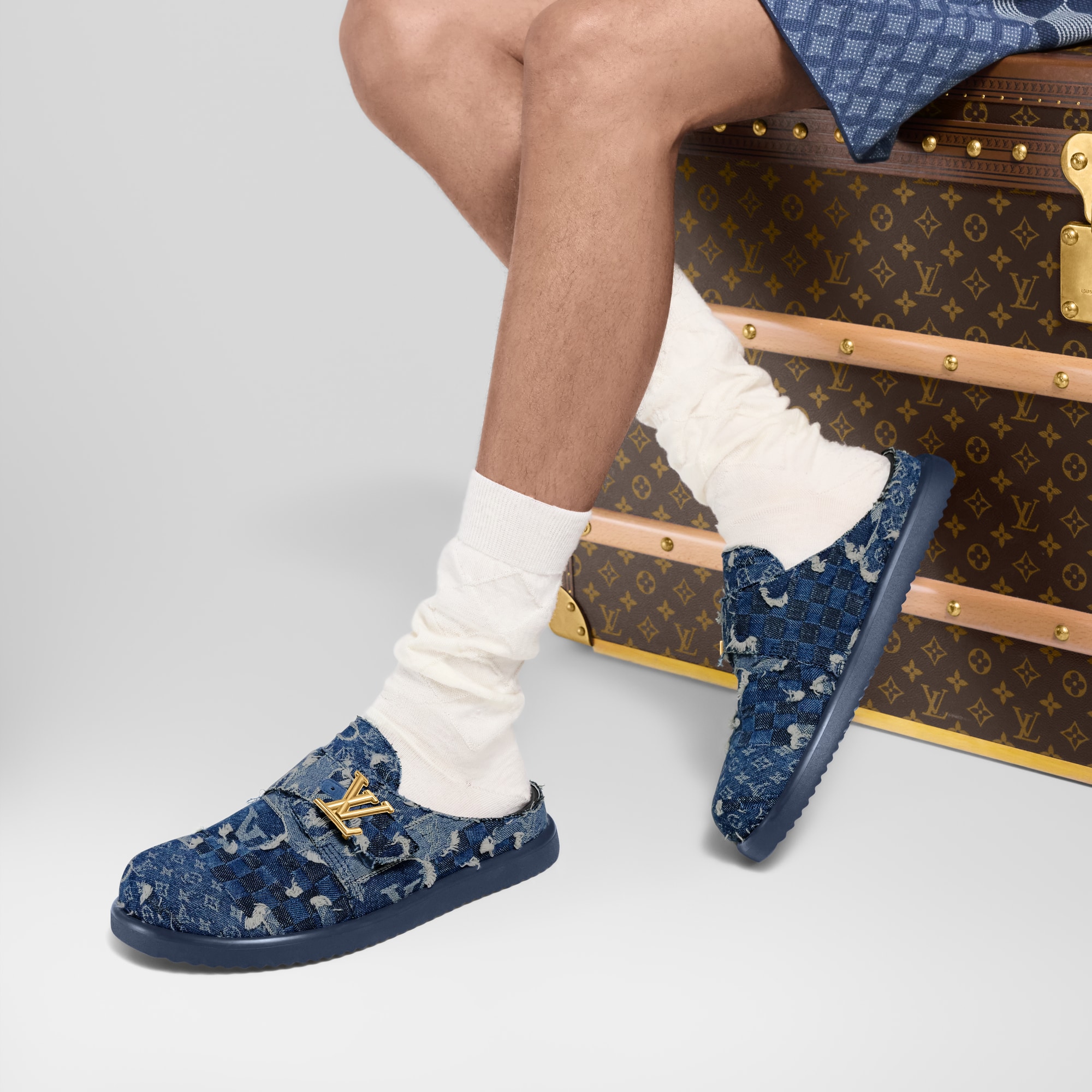 Men - LV Easy Mules  Men Shoes All Shoes | LOUIS VUITTON (Product zoom)