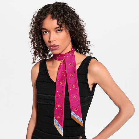 Women - LV En Fleurs BB Bandeau S00 Women Accessories Silk Squares and Bandeaux | LOUIS VUITTON (Product zoom)