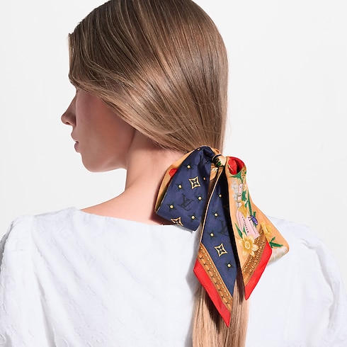 Women - LV En Fleurs BB Bandeau S00 Women Accessories Silk Squares and Bandeaux | LOUIS VUITTON (Product zoom)