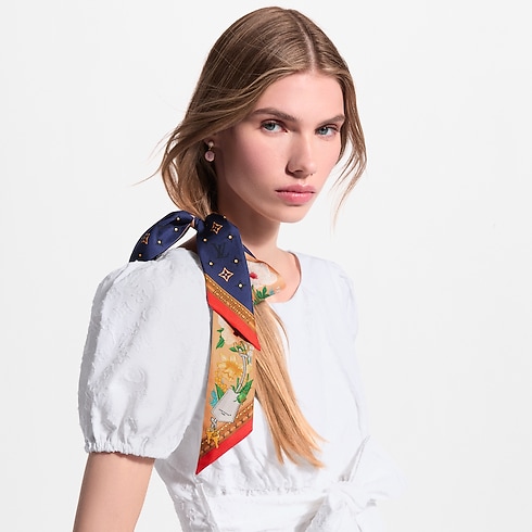 Women - LV En Fleurs BB Bandeau S00 Women Accessories Silk Squares and Bandeaux | LOUIS VUITTON (Product zoom)