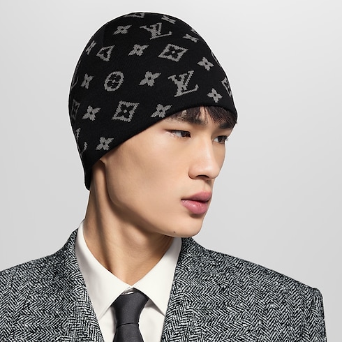 Men - LV Fit Monogram Beanie S00 Men Accessories Hats, Beanies and Gloves | LOUIS VUITTON (Product zoom)