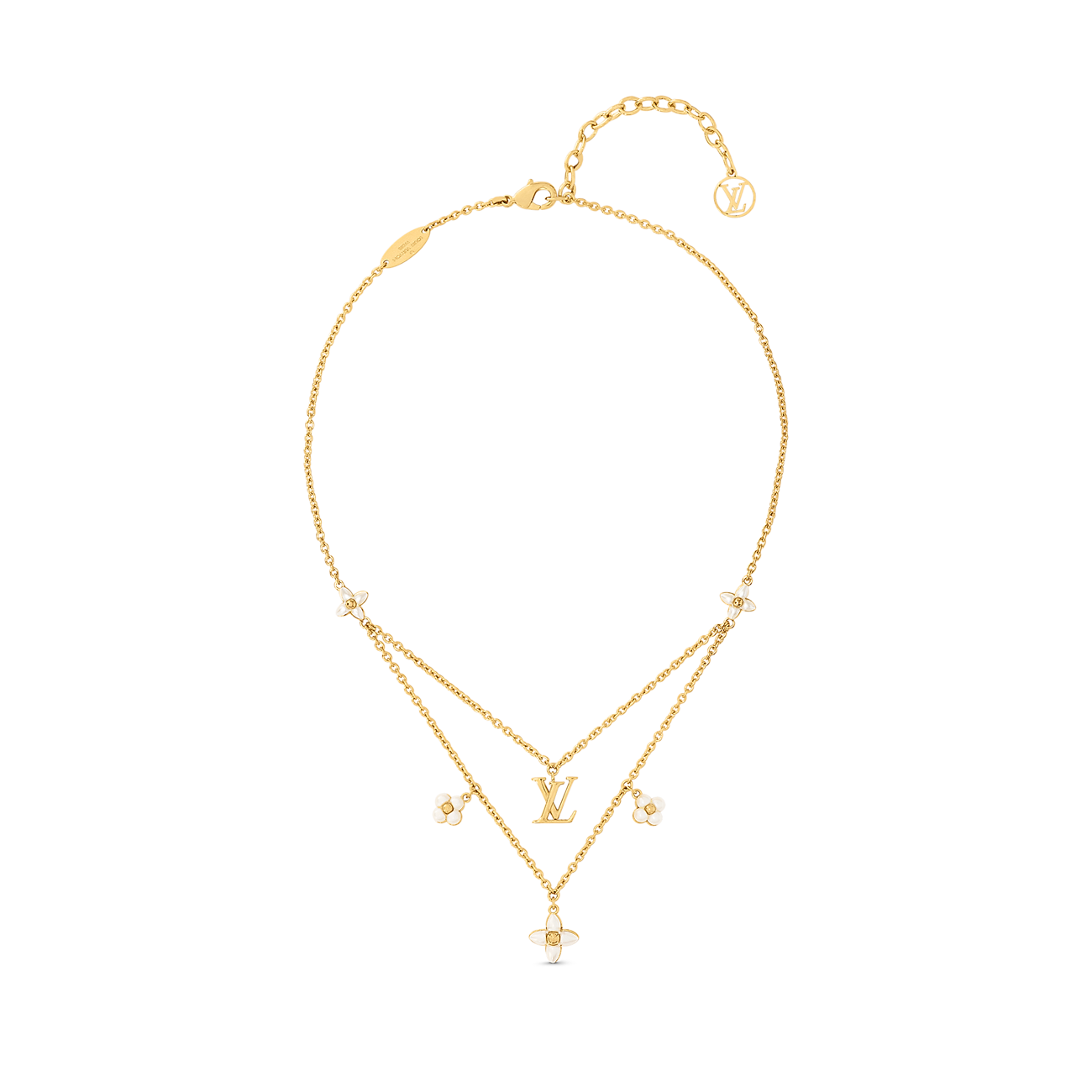 LV Floragram Necklace - Luxury S00 Gold | LOUIS VUITTON
