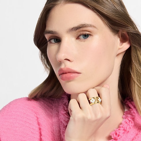 Women - LV Floragram XS Ring S00 Women Fashion Jewellery Rings | LOUIS VUITTON (Product zoom)
