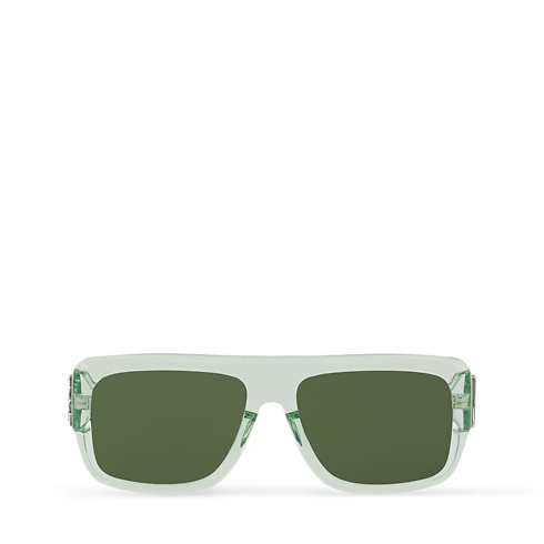 Men - LV Flower Square Sunglasses S00 Men Accessories Sunglasses | LOUIS VUITTON (Product zoom)