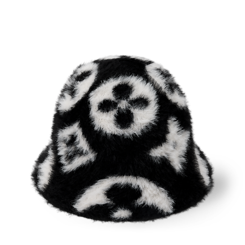 Women - LV Fluffy Monogram Hat S00 Women Accessories Hats & Caps | LOUIS VUITTON (Product zoom)