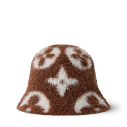 Women - LV Fluffy Monogram Hat S00 Women Accessories Hats & Caps | LOUIS VUITTON (Product zoom)