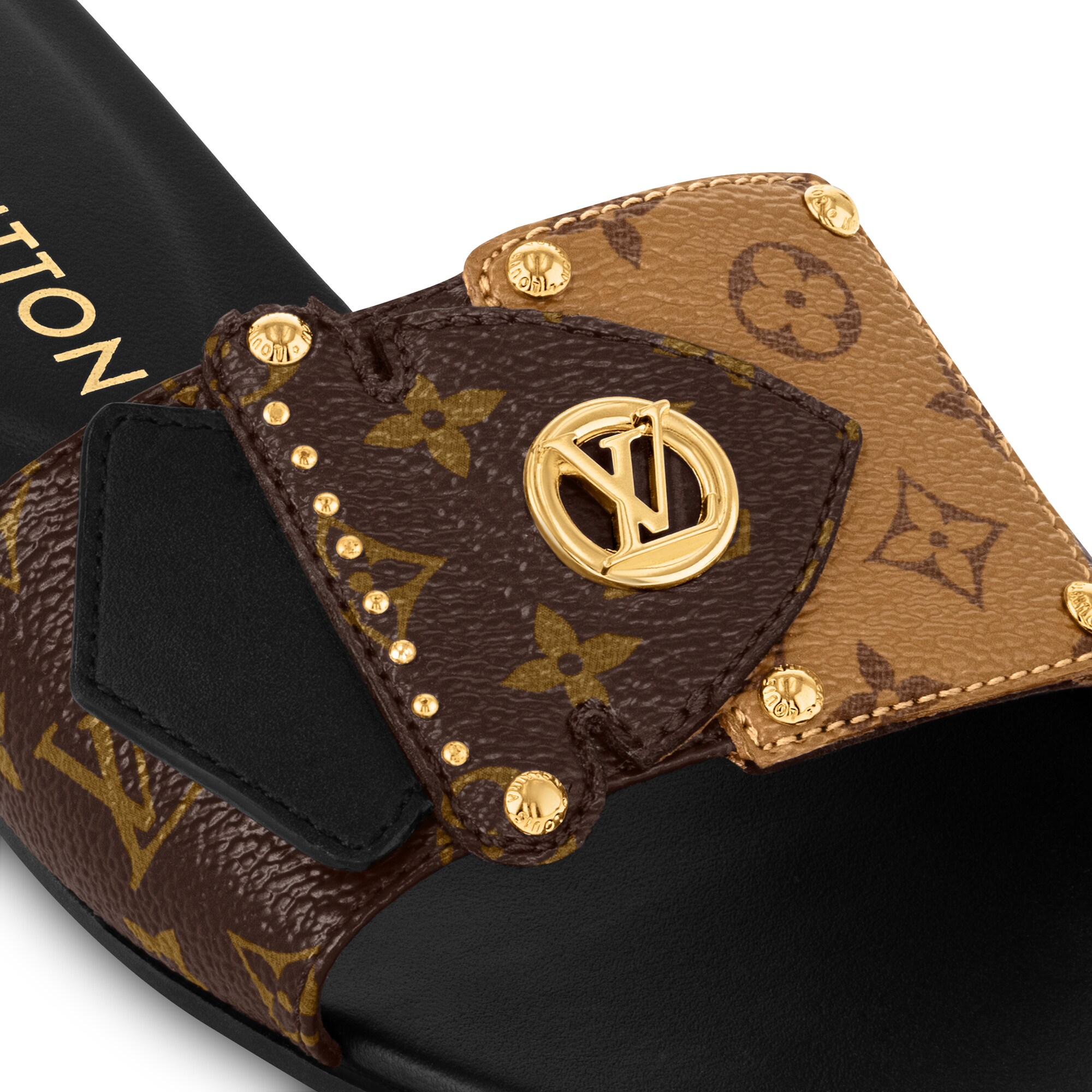 Women - LV Frame Flat Mules  Women Shoes Mules and Slides | LOUIS VUITTON (Product zoom)