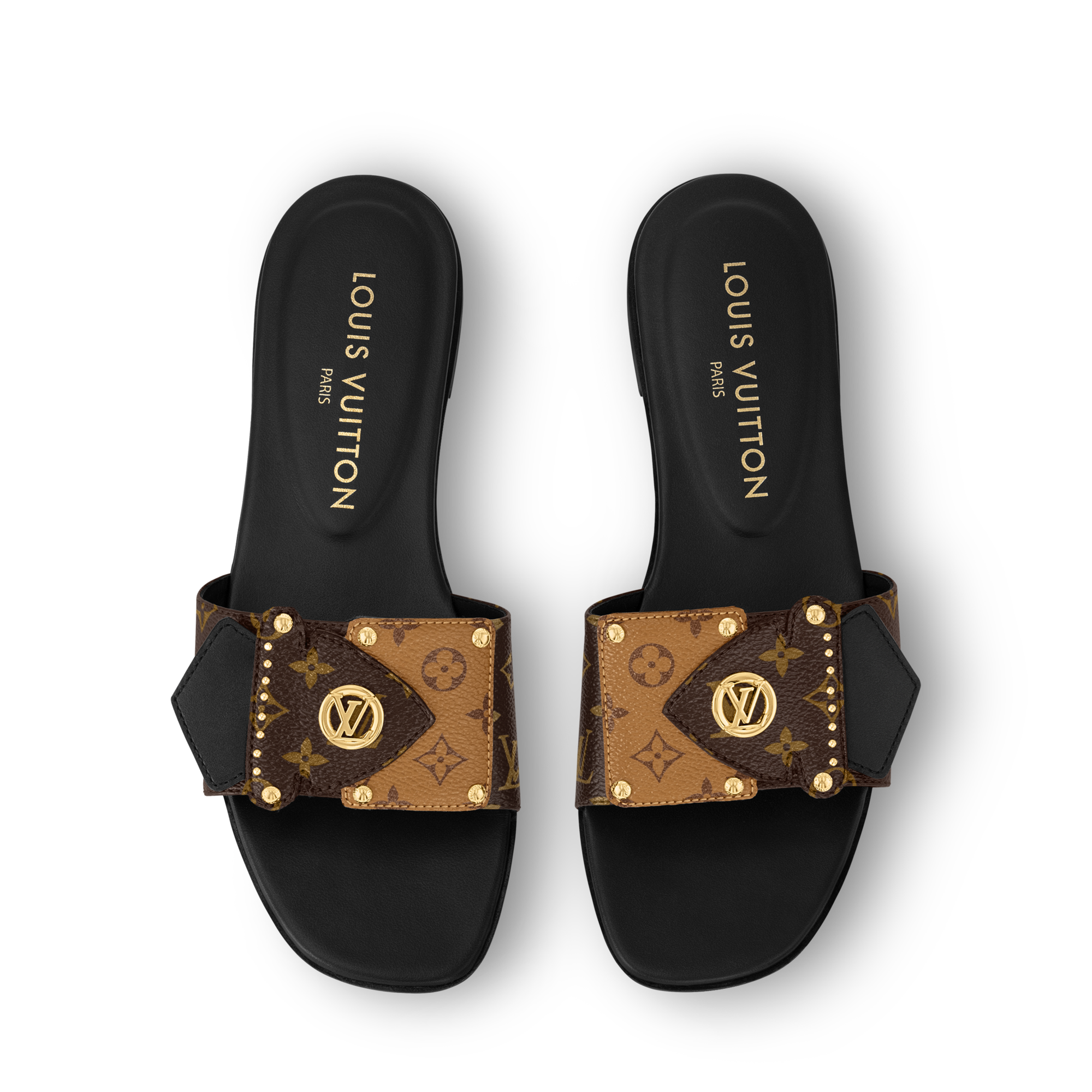 Women - LV Frame Flat Mules  Women Shoes Mules and Slides | LOUIS VUITTON (Product zoom)