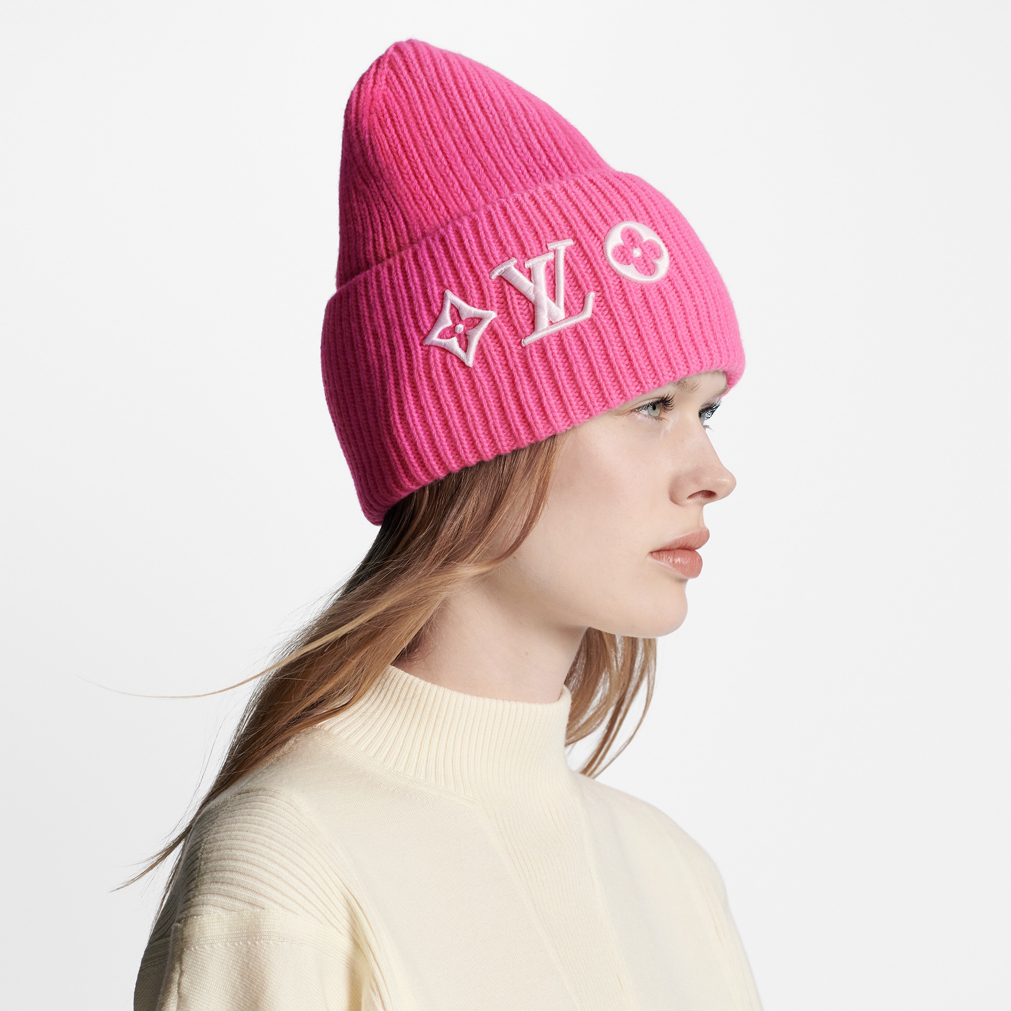 LOUIS VUITTONビーニー・LV ヘッドライン