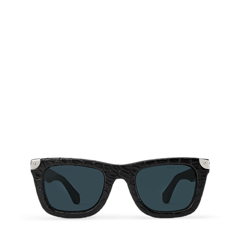 LV Heritage Crocodile Sunglasses interior view
