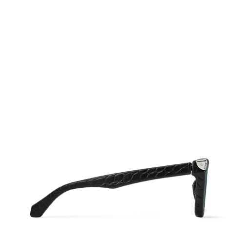 LV Heritage Crocodile Sunglasses side view