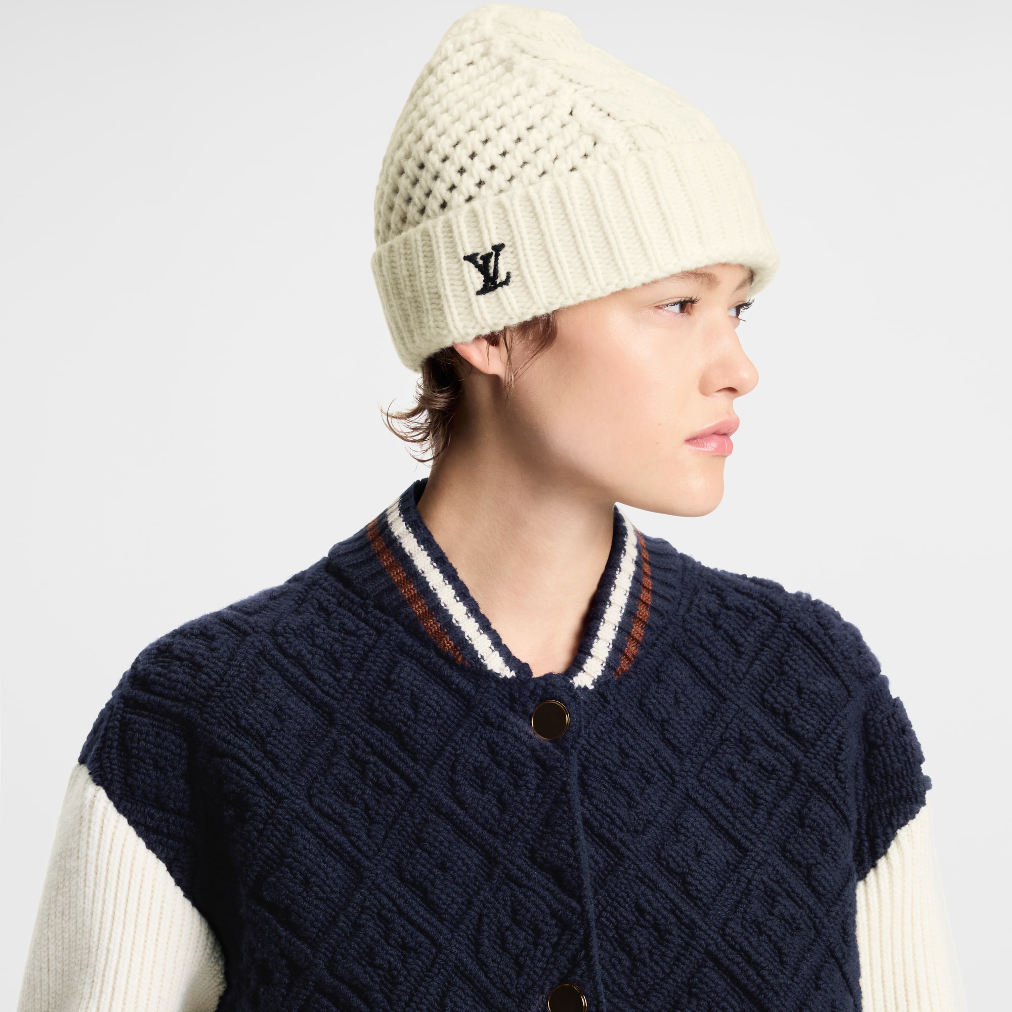 Women - LV Holiday Beanie S00 Women Accessories Hats & Caps | LOUIS VUITTON (Product zoom)