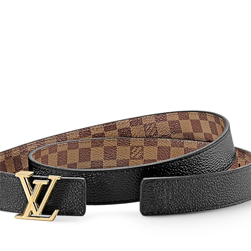 Women - LV Iconic 25MM Reversible Belt Damier Ebene Canvas Women Accessories New This Season | LOUIS VUITTON (Product zoom)