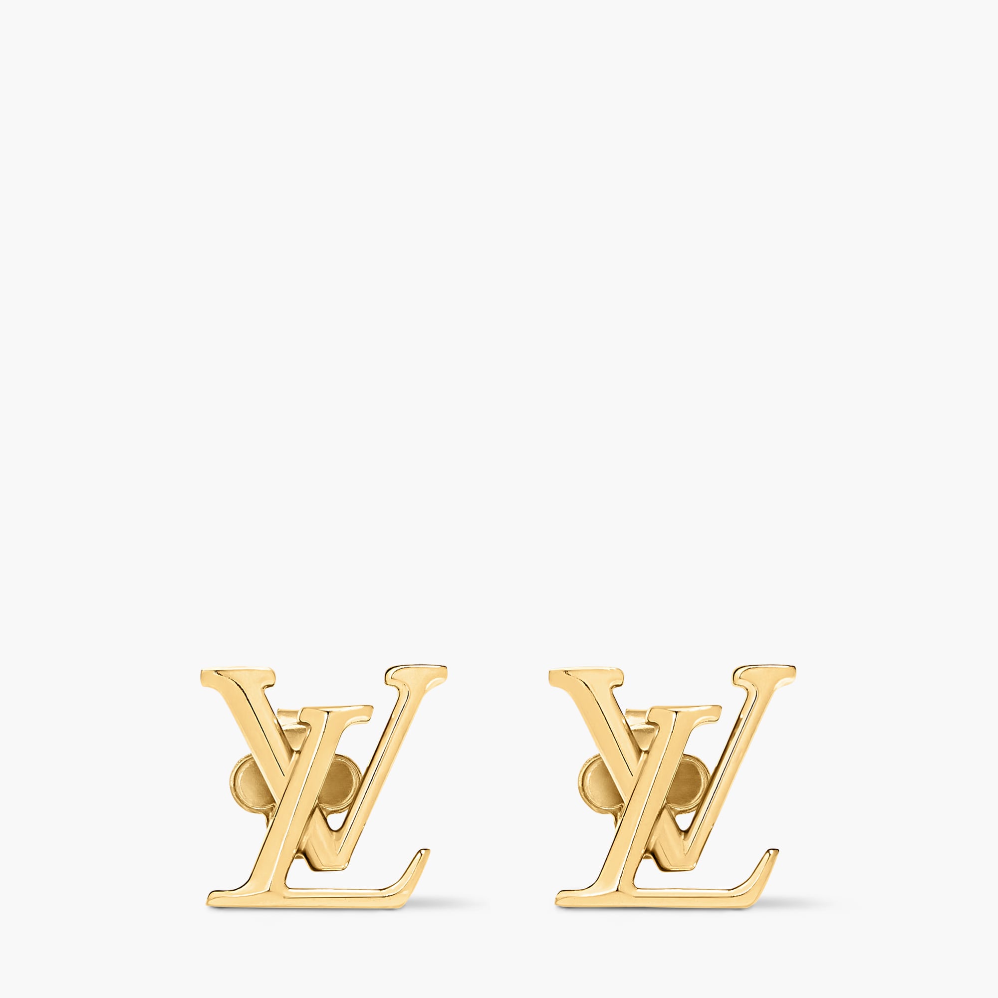 LV Iconic Earrings Luxury S00 Gold LOUIS VUITTON
