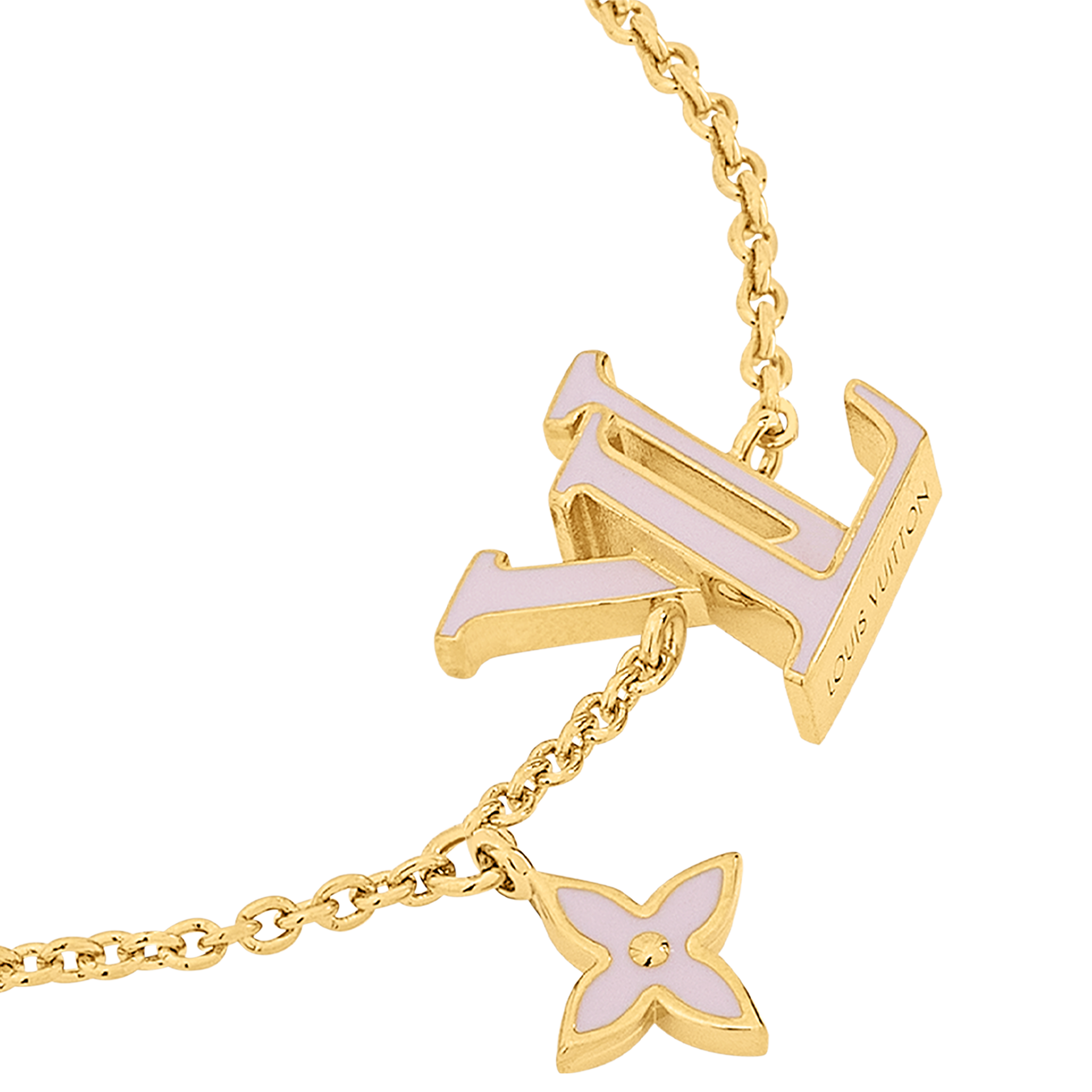 LV Iconic Enamel Bracelet - Luxury S00 Pink | LOUIS VUITTON