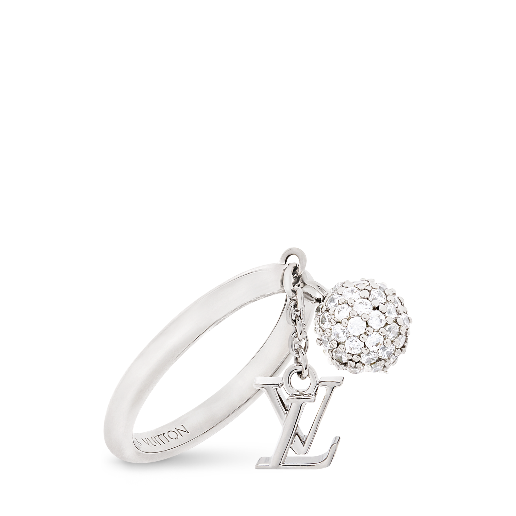 Women - LV Iconic Louisa Strass Ring S00 Women Fashion Jewellery Rings | LOUIS VUITTON (Product zoom)