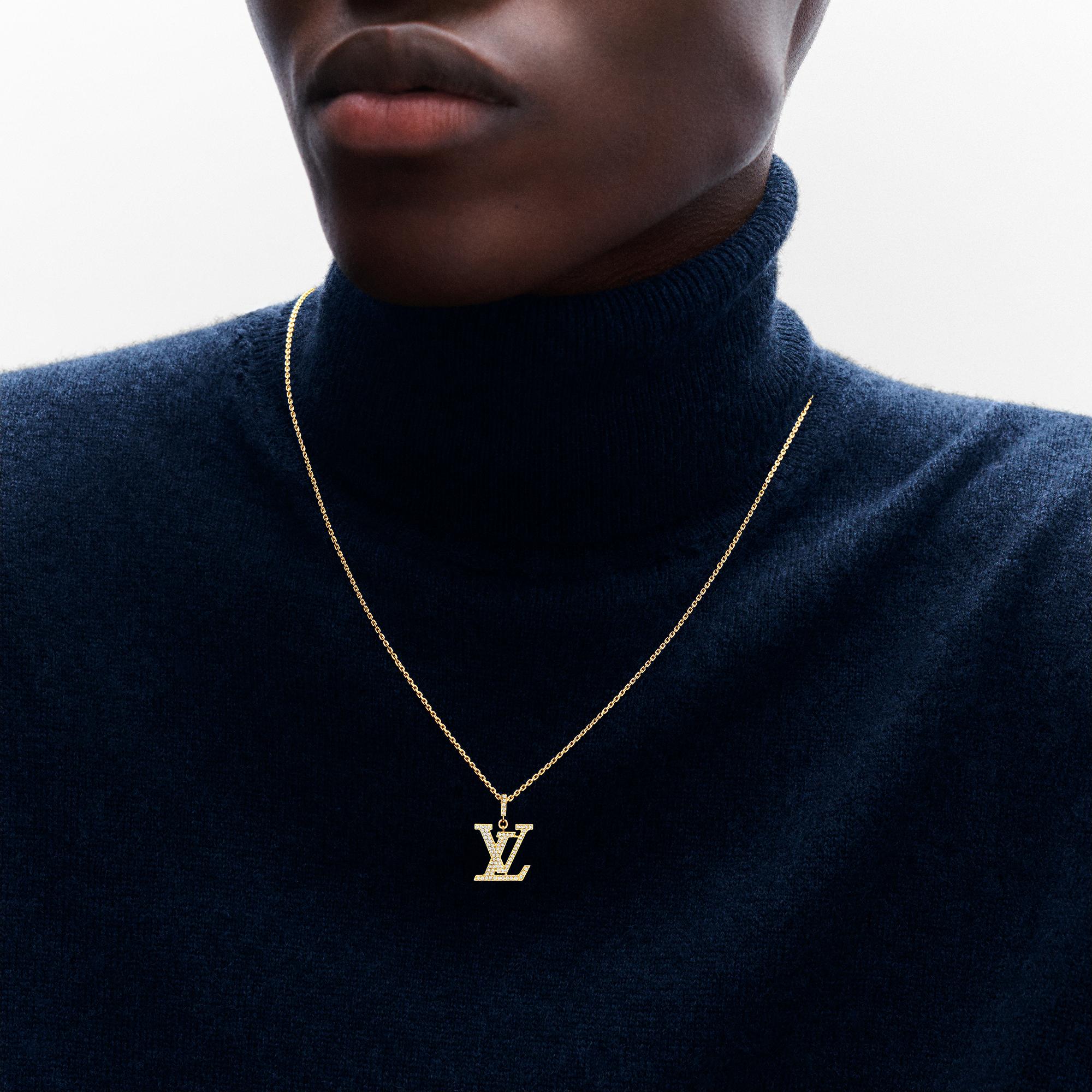 louis vuitton twig necklace