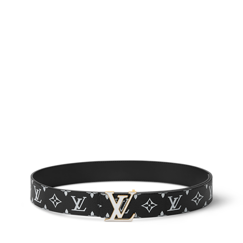 LV Initiales Monogram Firefly 40MM Reversible Belt front view