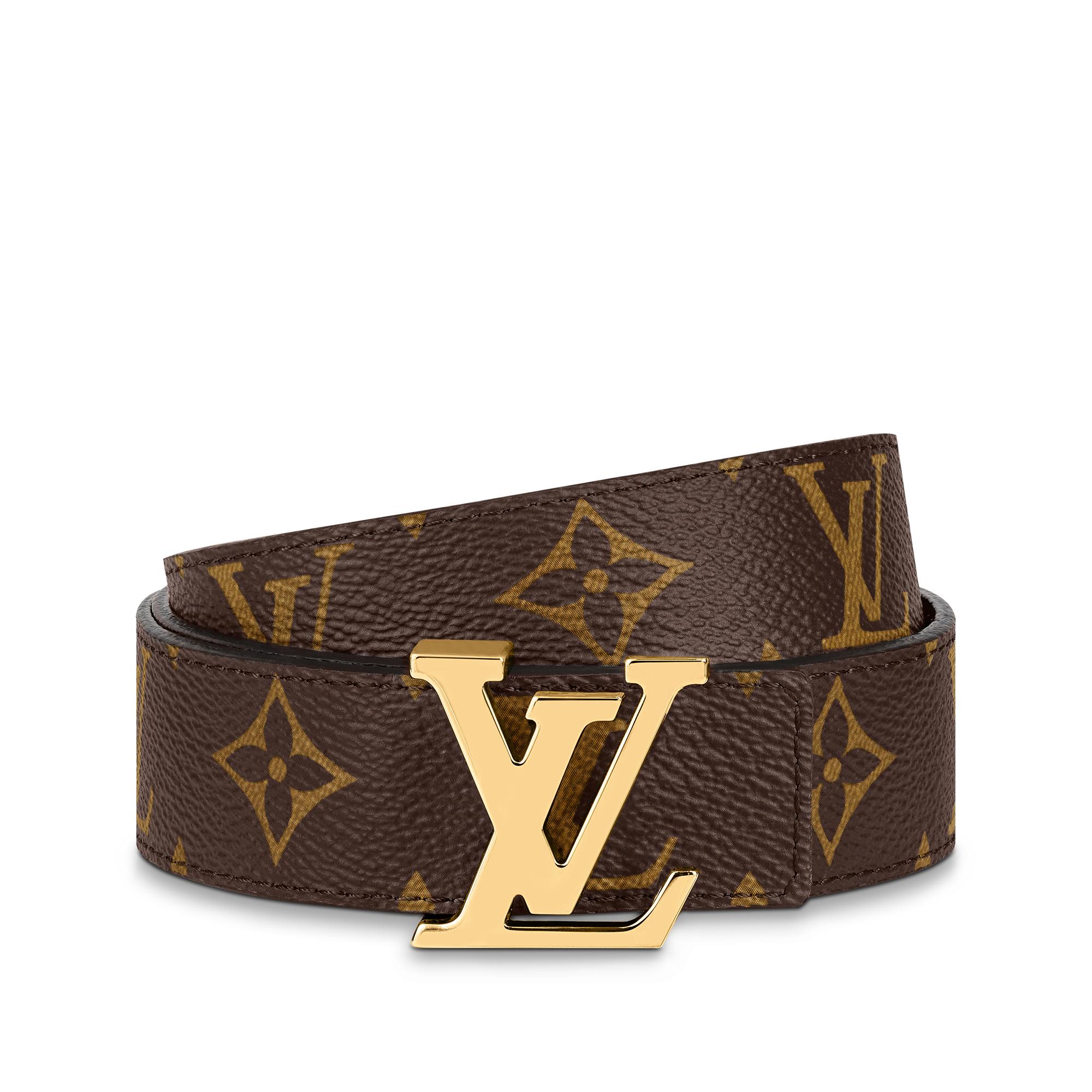 Women - LV Initials 30MM Reversible Belt Monogram Canvas Women Accessories Belts | LOUIS VUITTON (Product zoom)