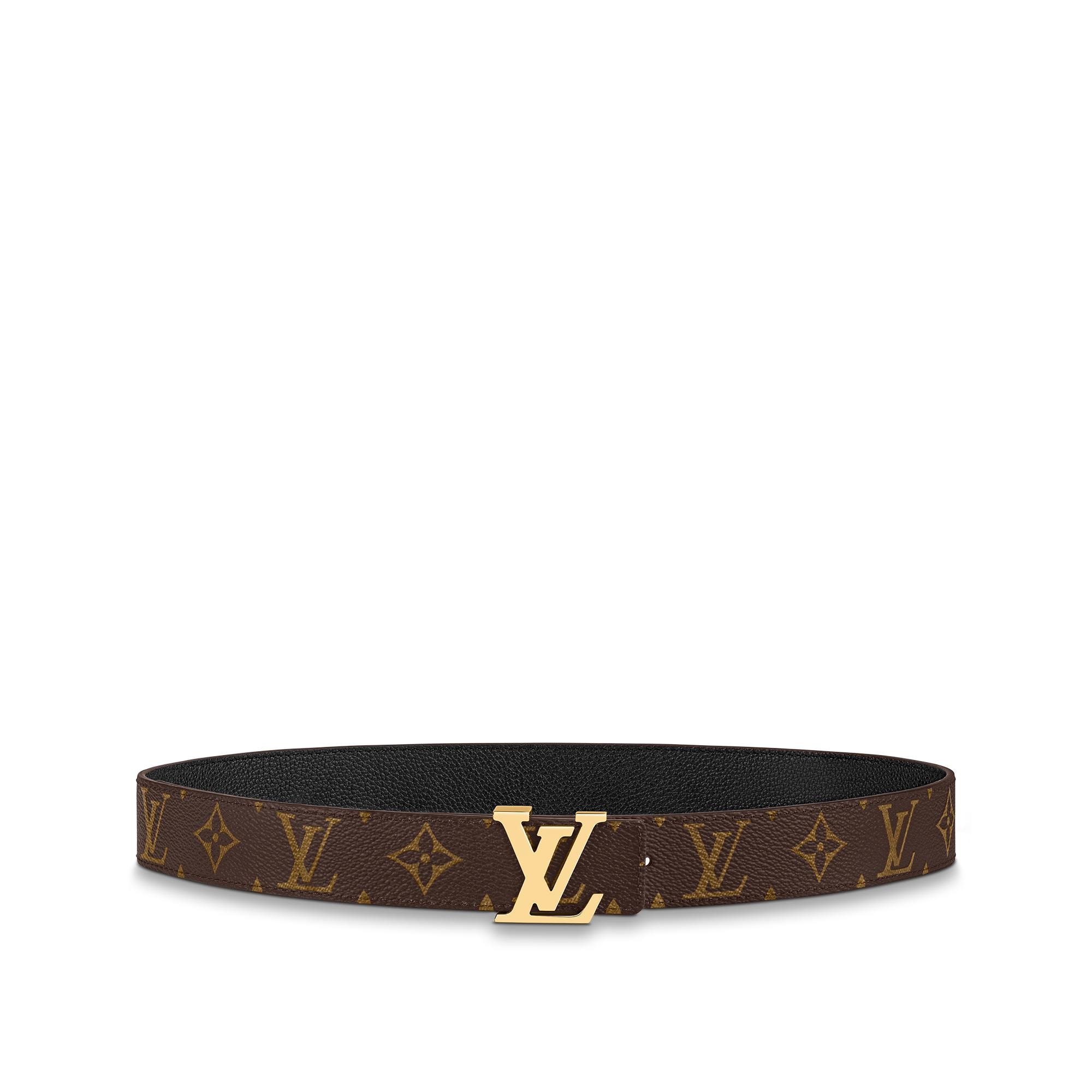 Women - LV Initials 30MM Reversible Belt Monogram Canvas Women Accessories Belts | LOUIS VUITTON (Product zoom)