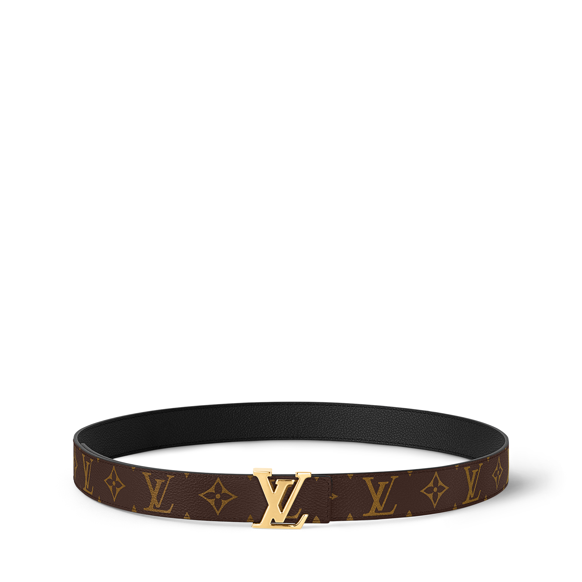 Women - LV Initials 30MM Reversible Belt Monogram Canvas Women Accessories Belts | LOUIS VUITTON (Product zoom)