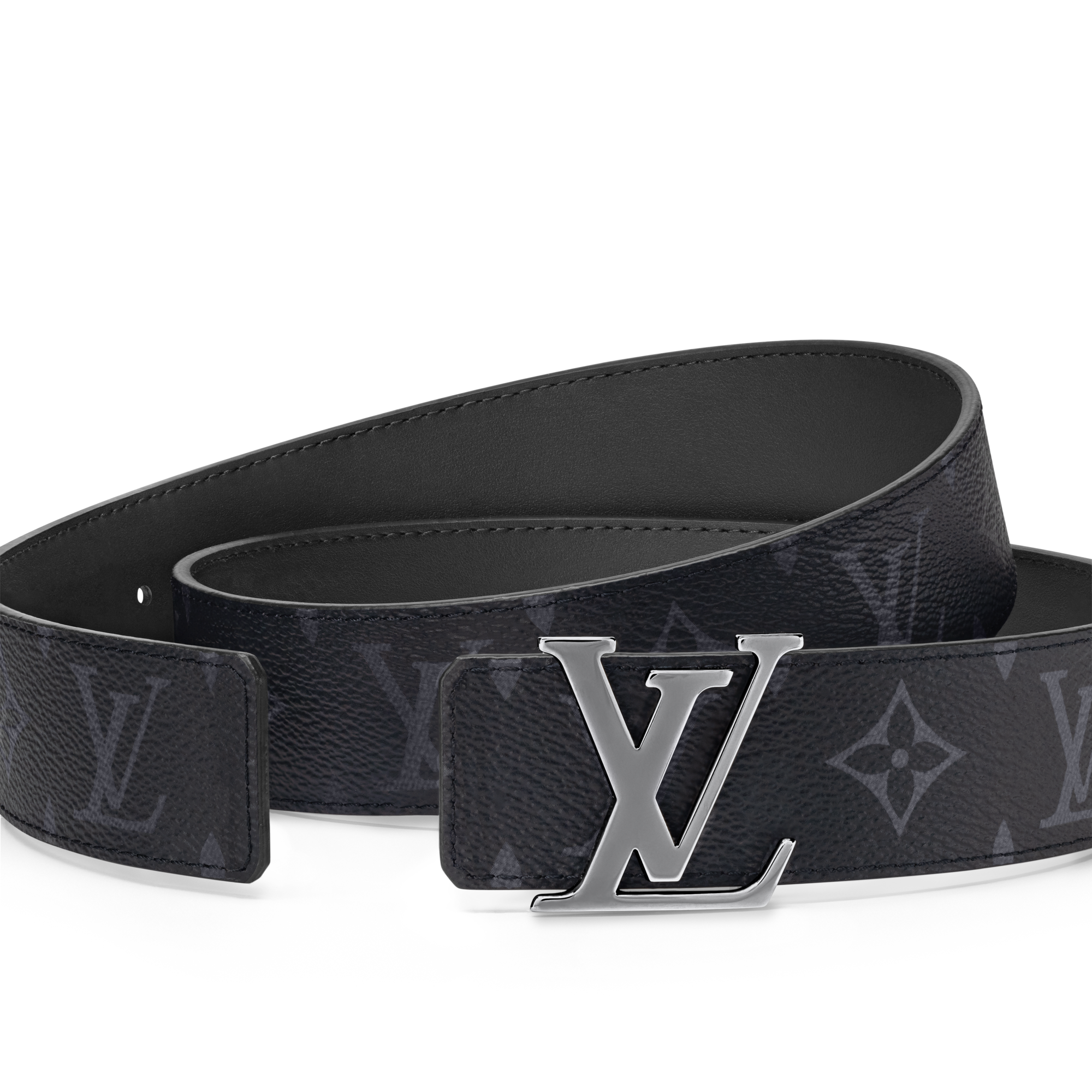 Men - LV Initials 35MM Reversible Belt  Men Accessories Belts | LOUIS VUITTON (Product zoom)