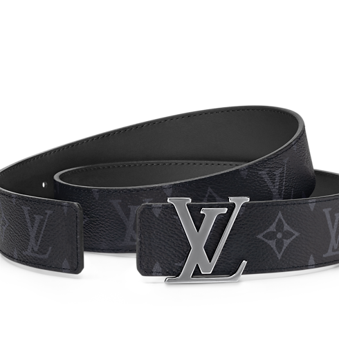 Men - LV Initials 35MM Reversible Belt Men Accessories Belts | LOUIS VUITTON (Product zoom)