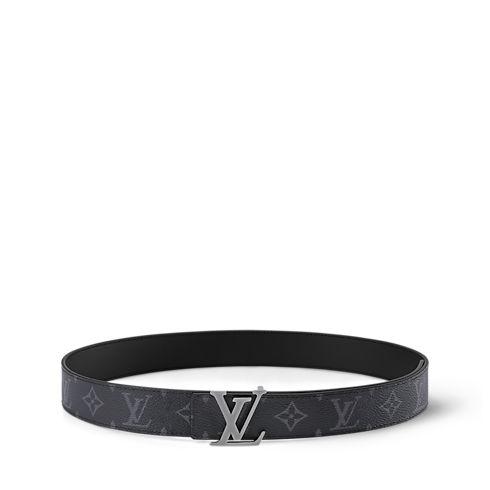 Men - LV Initials 35MM Reversible Belt Men Accessories Belts | LOUIS VUITTON (Product zoom)