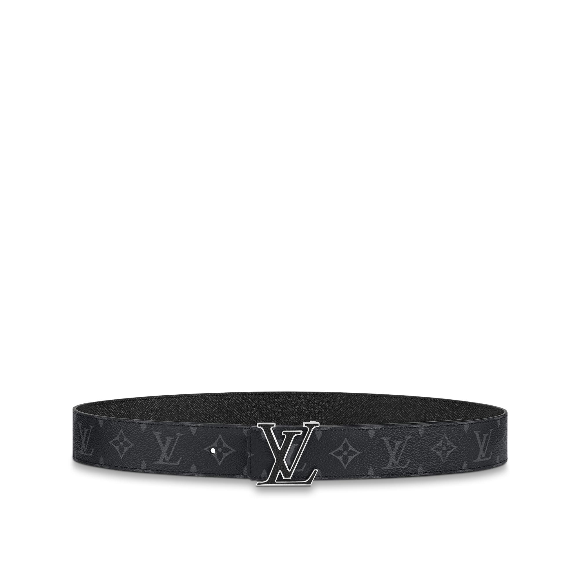 Men - LV Initials 40mm Reversible Belt Taigarama Men Accessories Belts | LOUIS VUITTON (Product zoom)