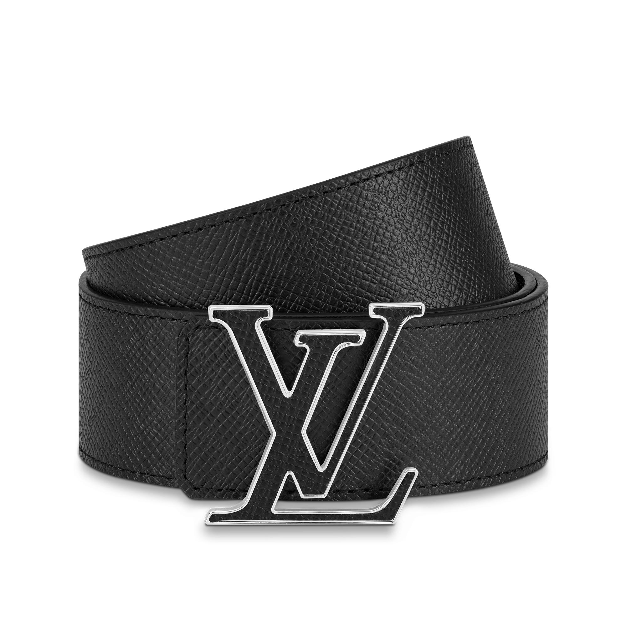 Men - LV Initials 40mm Reversible Belt Taigarama Men Accessories Belts | LOUIS VUITTON (Product zoom)