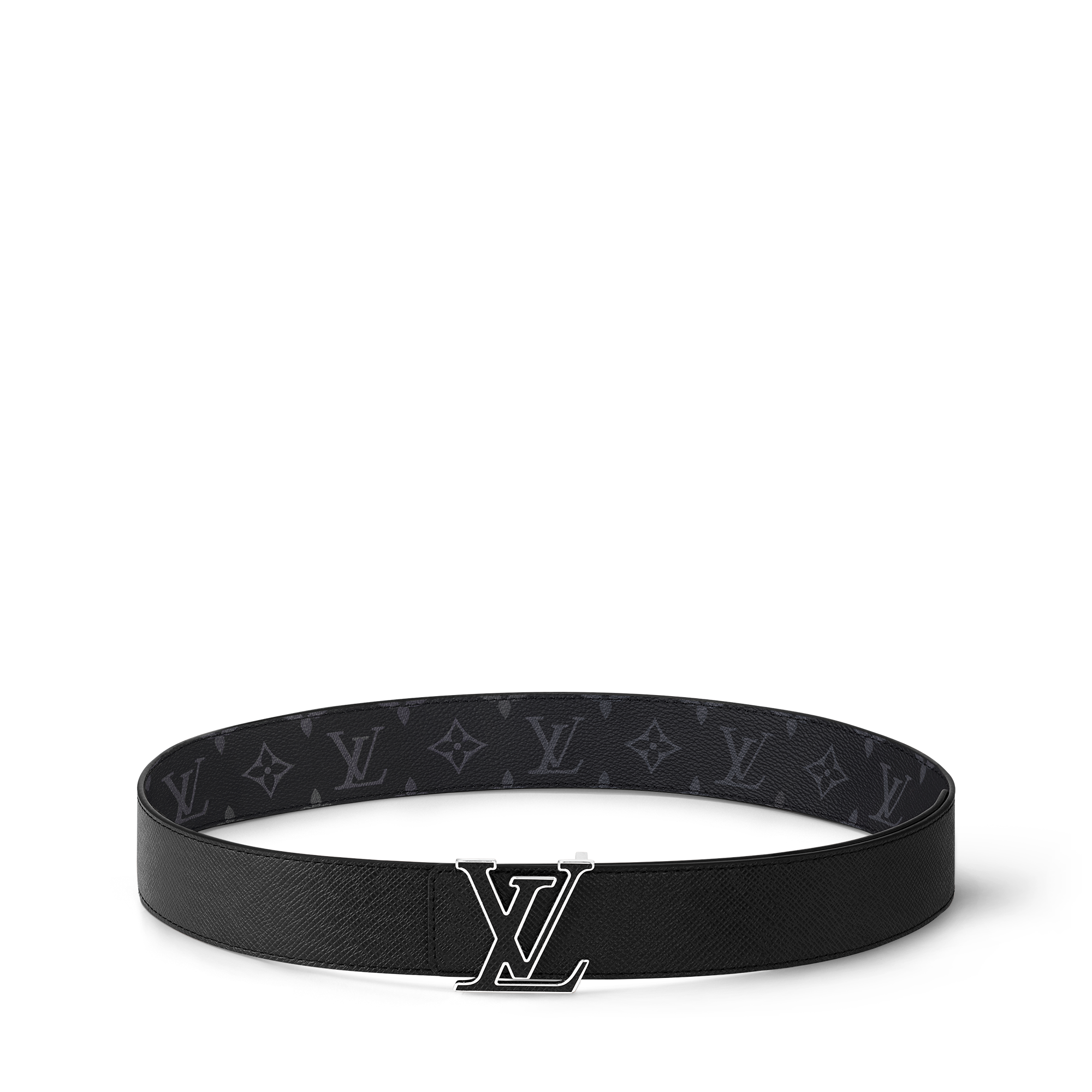 Men - LV Initials 40mm Reversible Belt Taigarama Men Accessories Belts | LOUIS VUITTON (Product zoom)