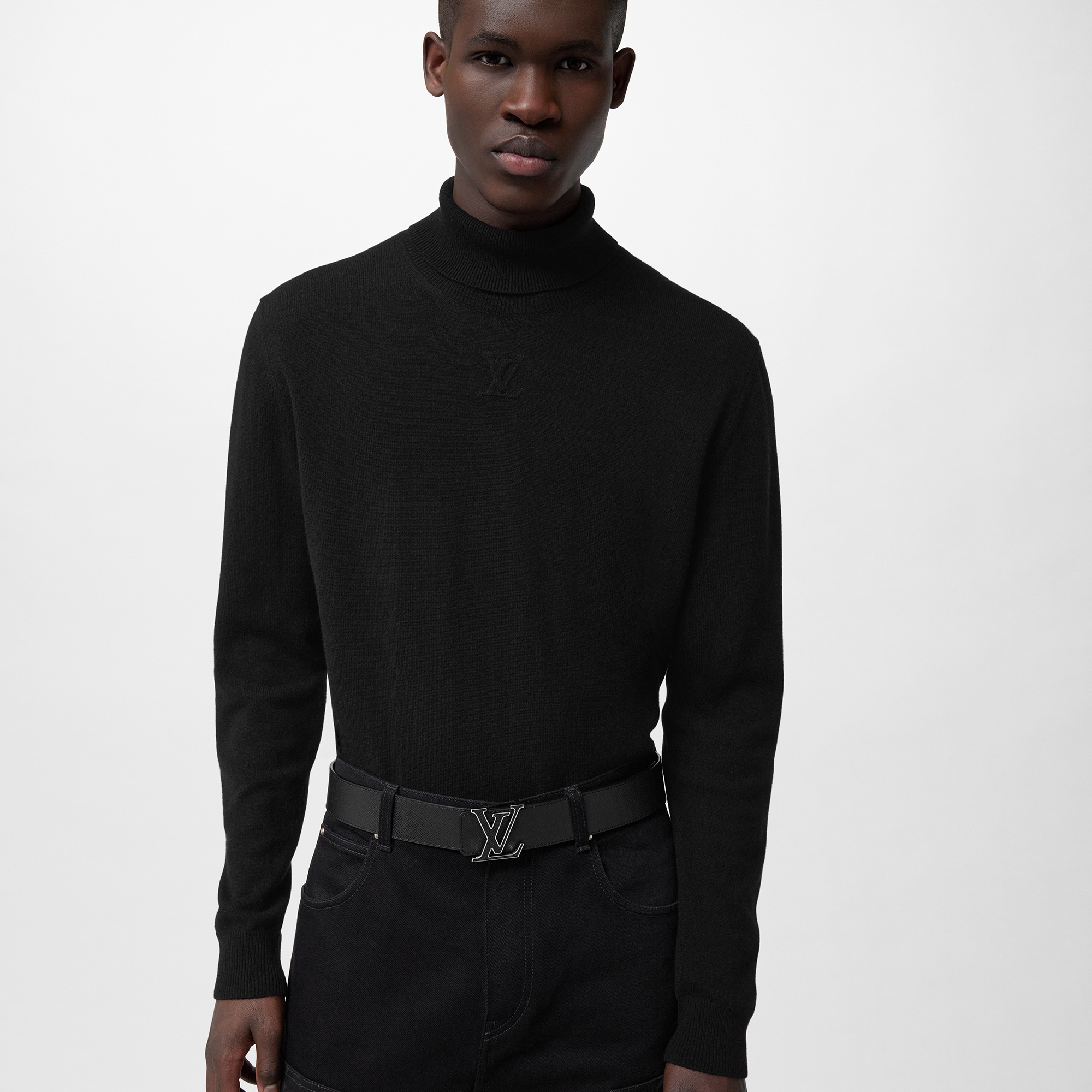 Men - LV Initials 40mm Reversible Belt Taigarama Men Accessories Belts | LOUIS VUITTON (Product zoom)