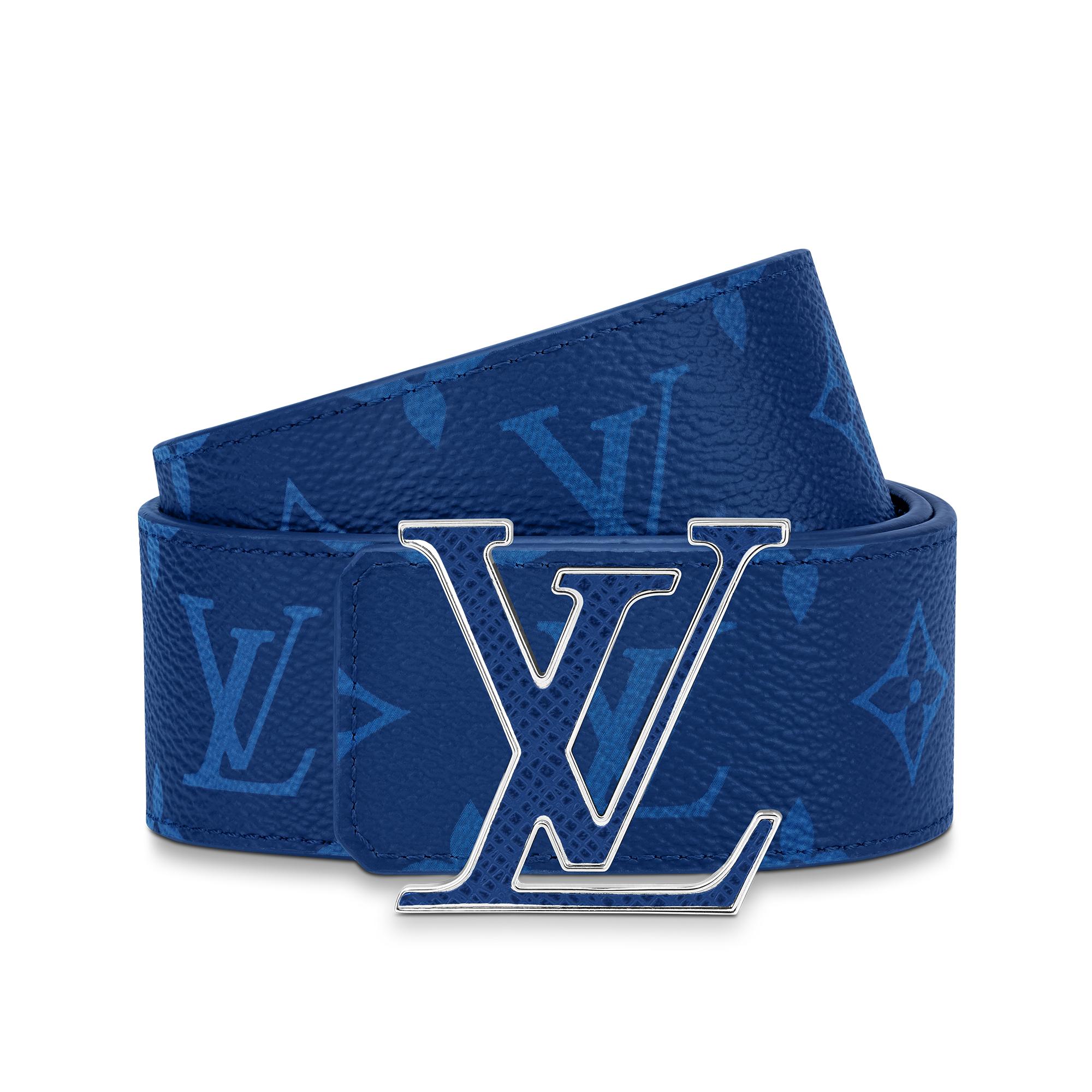 Men - LV Initials 40mm Reversible Belt Taigarama Men Accessories Belts | LOUIS VUITTON (Product zoom)