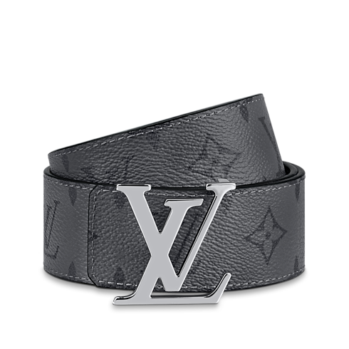 Men - LV Initials 40MM Reversible Belt Monogram Eclipse Reverse Men Accessories Belts | LOUIS VUITTON (Product zoom)