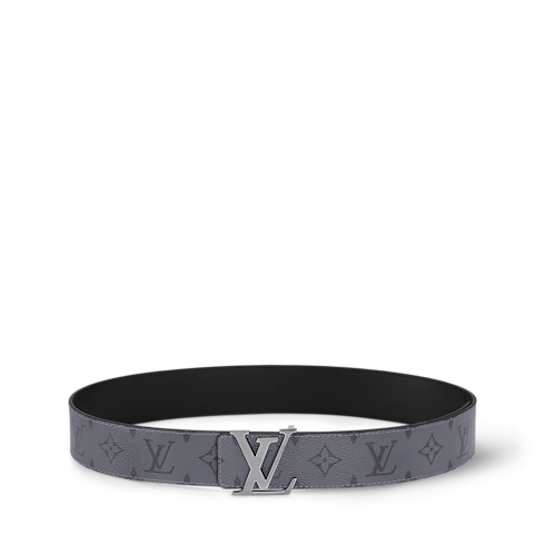 Men - LV Initials 40MM Reversible Belt Monogram Eclipse Reverse Men Accessories Belts | LOUIS VUITTON (Product zoom)
