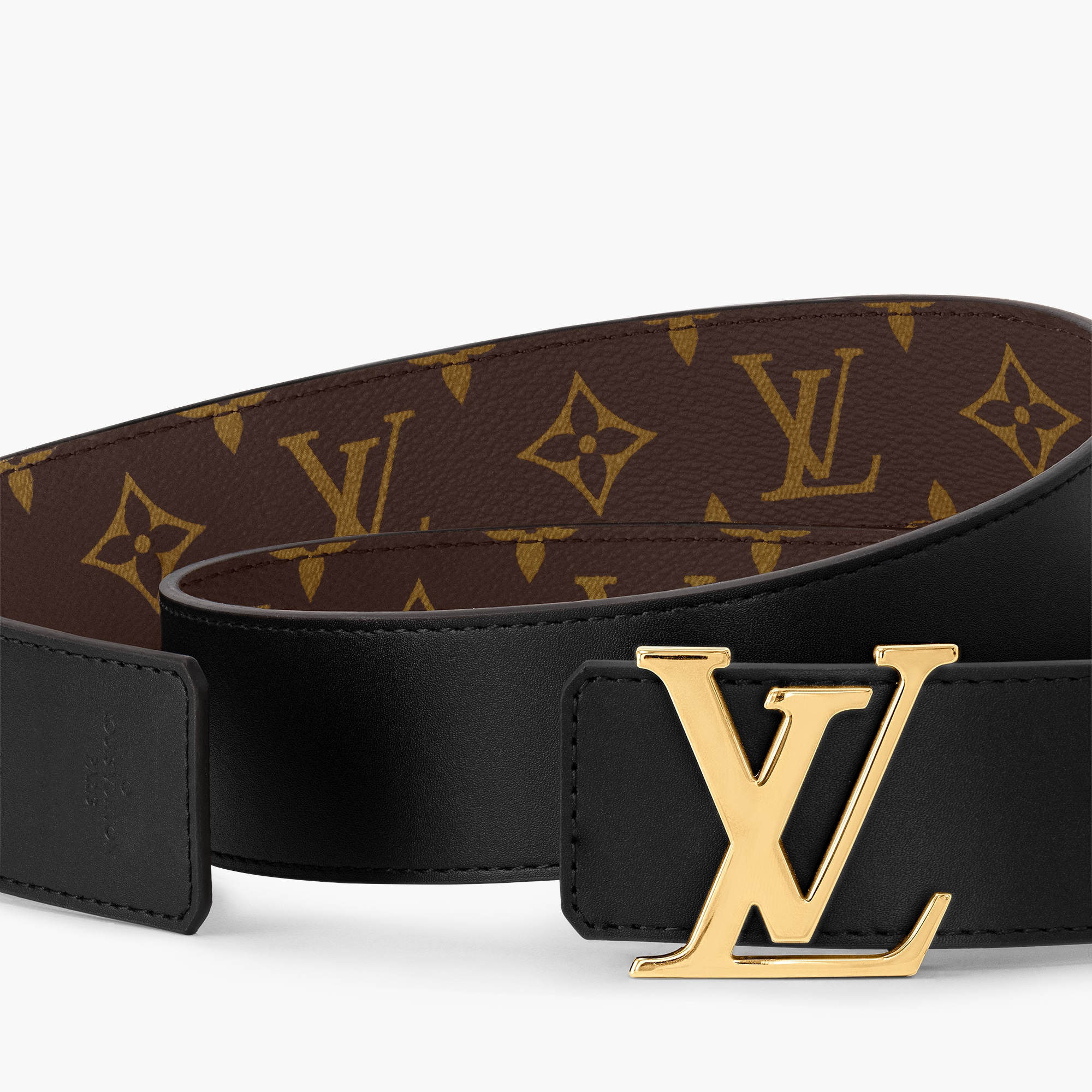 Buckle Louis Vuitton 40mm Reversible Belt Gold Buckle Louis