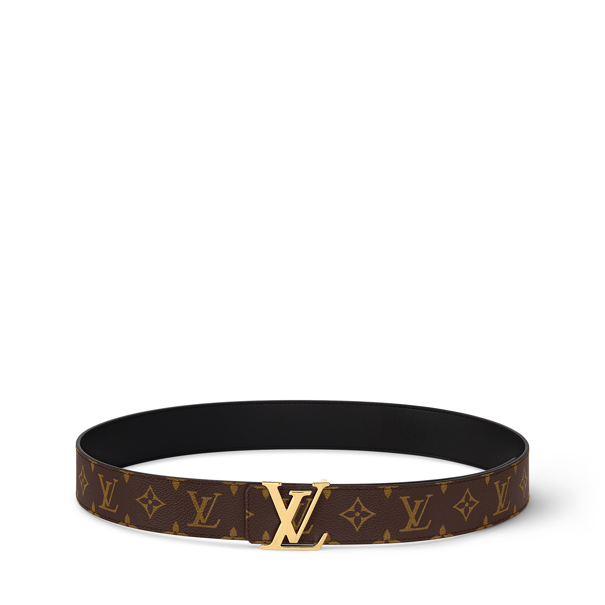 Women - LV Initials 40MM Reversible Belt Monogram Canvas Women Accessories Belts | LOUIS VUITTON (Product zoom)