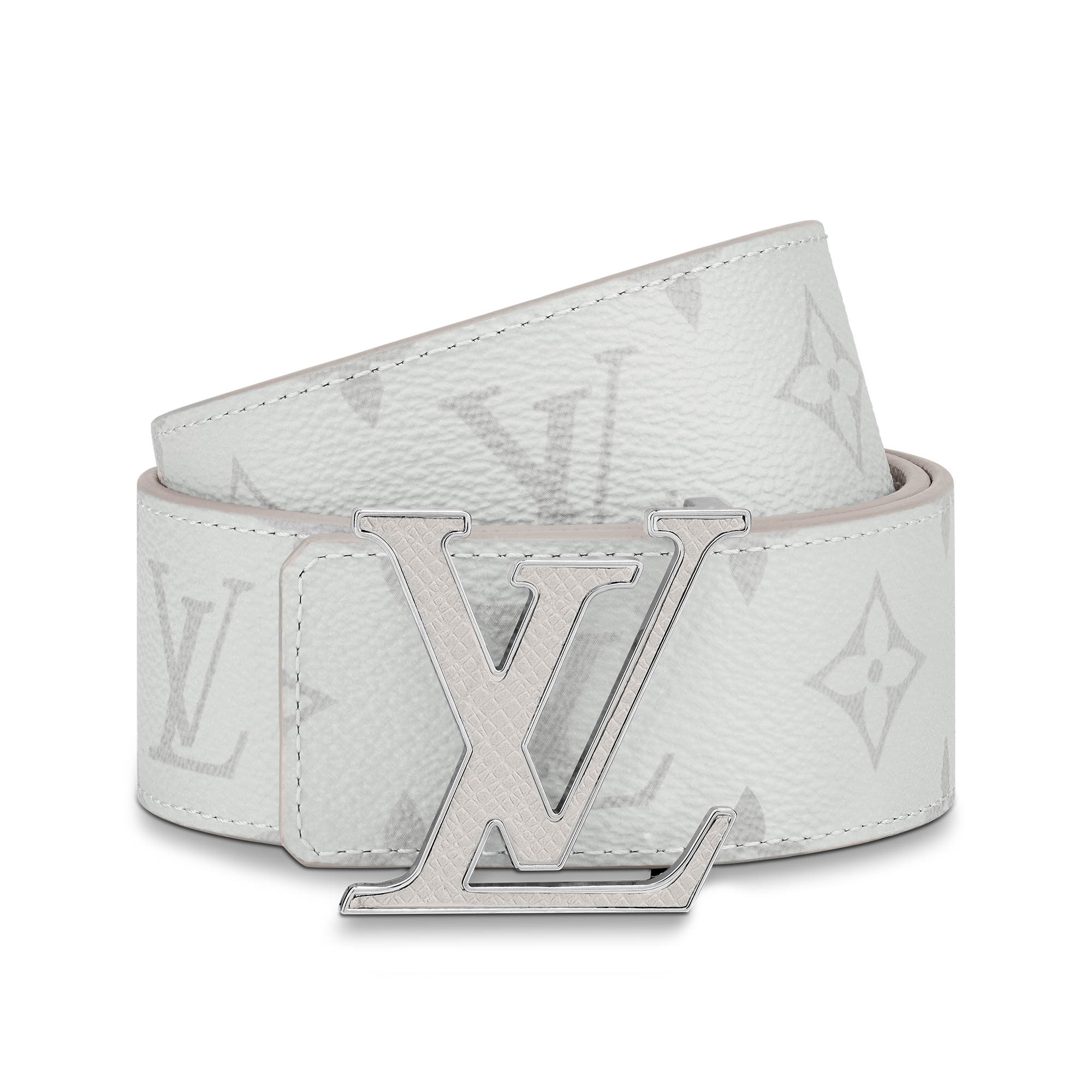 Men - LV Initials 40MM Reversible Belt Taigarama Men Accessories Belts | LOUIS VUITTON (Product zoom)