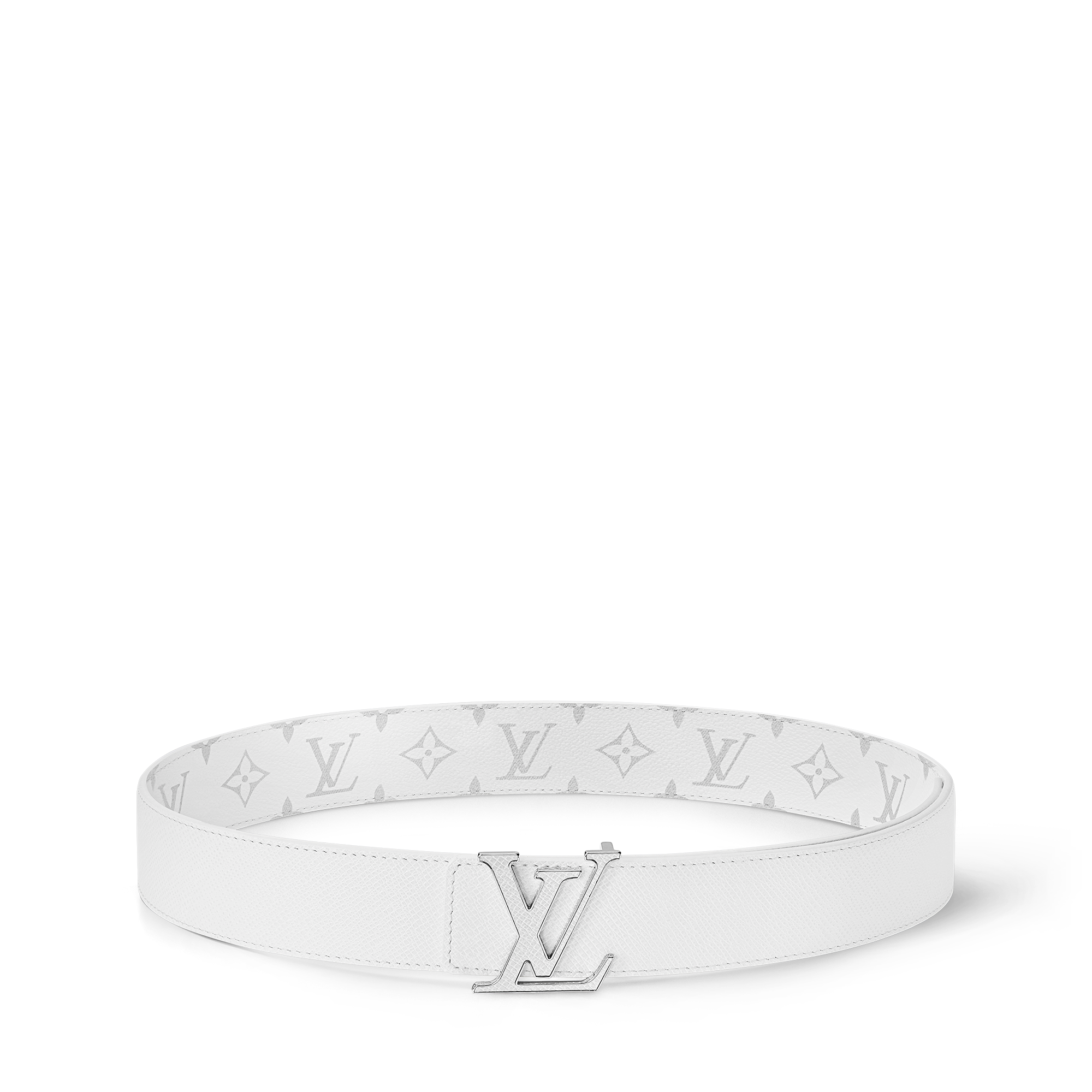 Men - LV Initials 40MM Reversible Belt Taigarama Men Accessories Belts | LOUIS VUITTON (Product zoom)