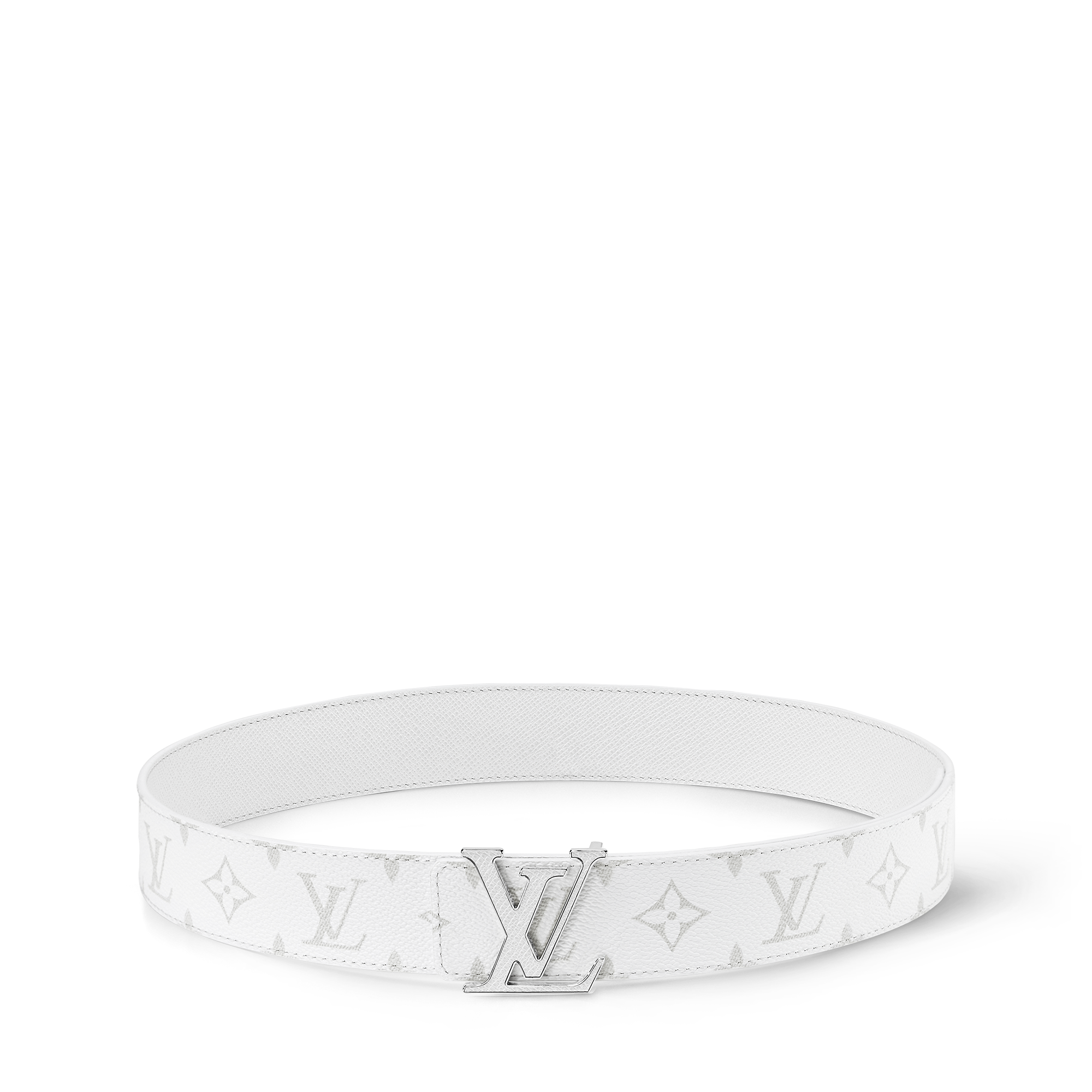 Men - LV Initials 40MM Reversible Belt Taigarama Men Accessories Belts | LOUIS VUITTON (Product zoom)