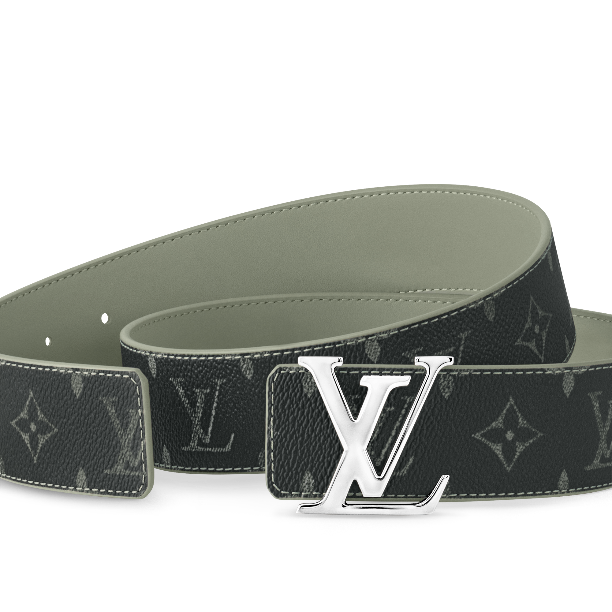 Men - LV Initials 40MM Reversible Belt  Men Accessories Belts | LOUIS VUITTON (Product zoom)