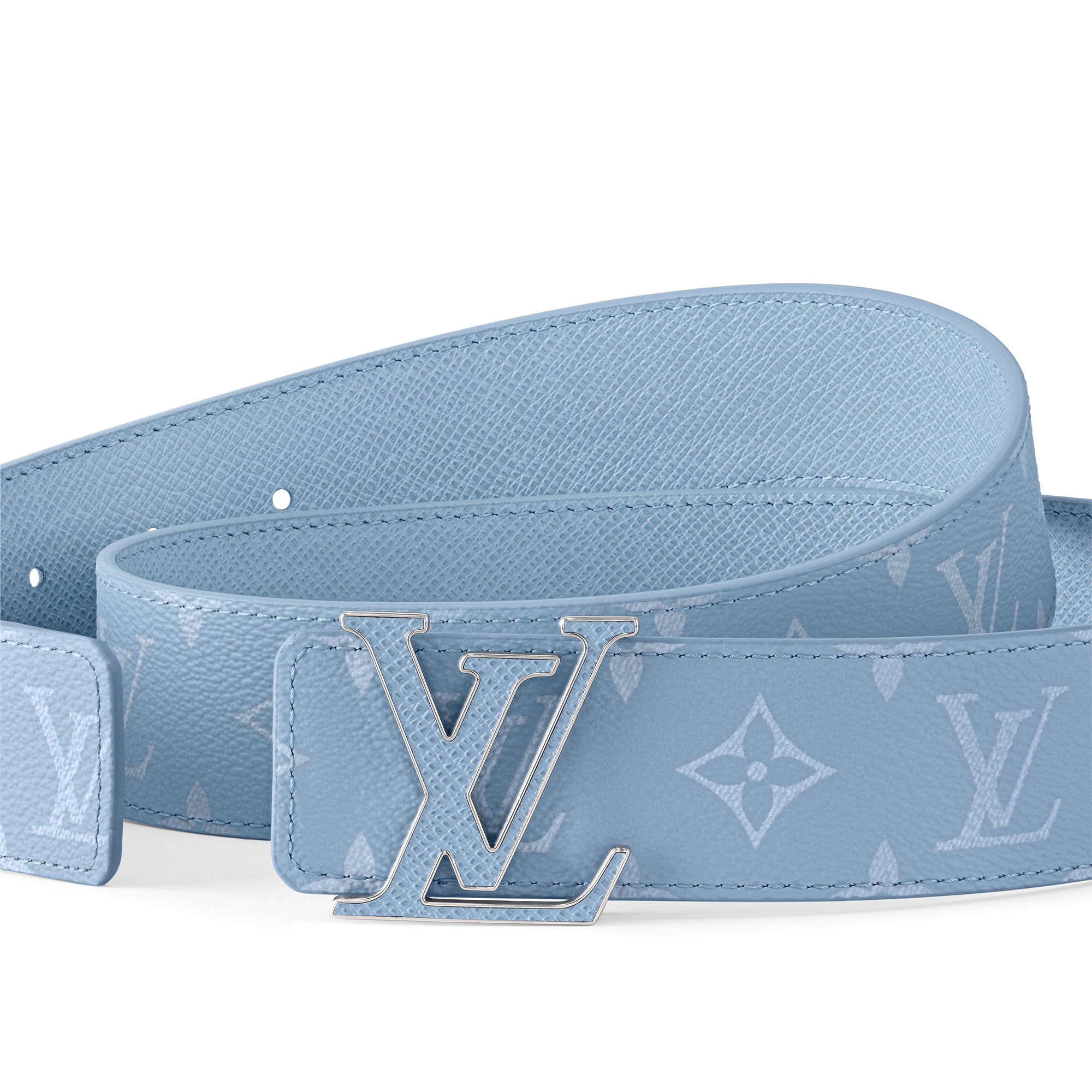 Men - LV Initials 40MM Reversible Belt Taigarama Men Accessories Belts | LOUIS VUITTON (Product zoom)