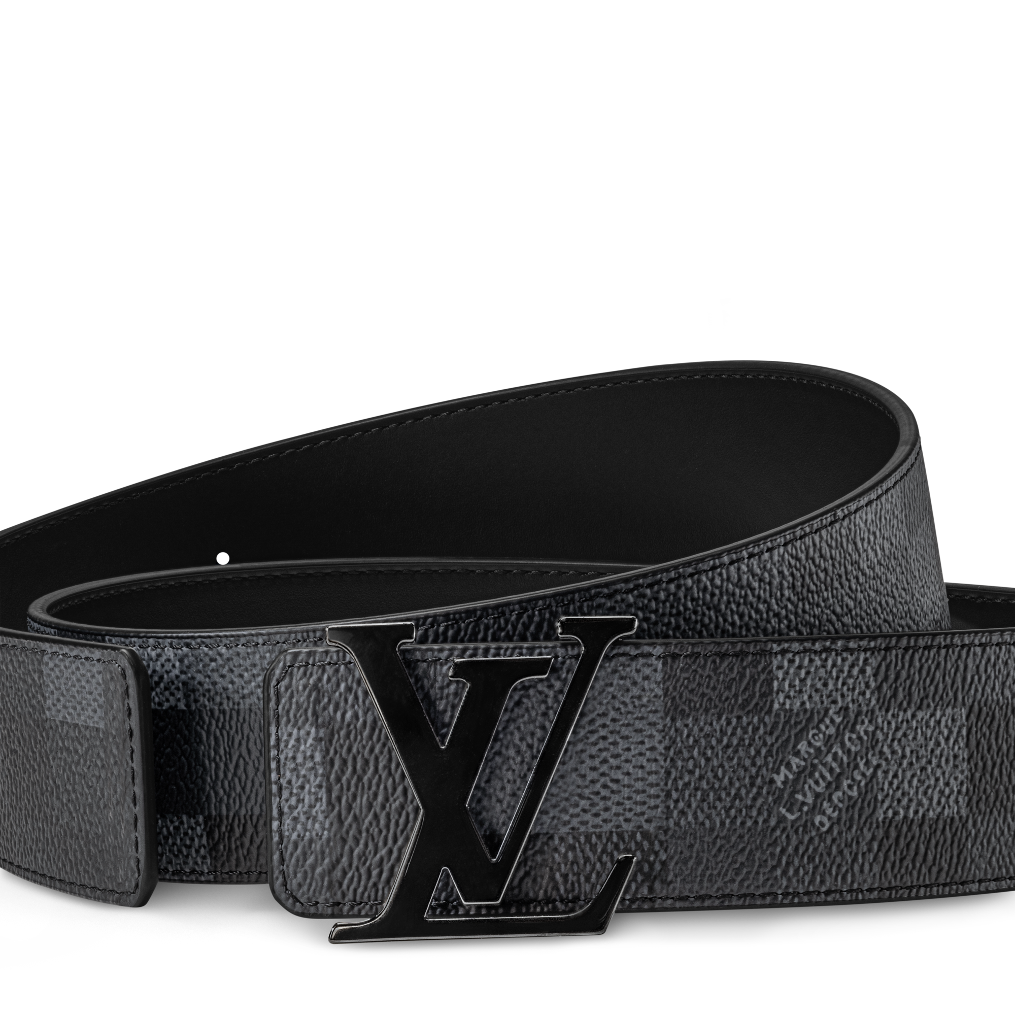 Men - LV Initials Damoflage 40MM Reversible Belt Damoflage Men Accessories Belts | LOUIS VUITTON (Product zoom)