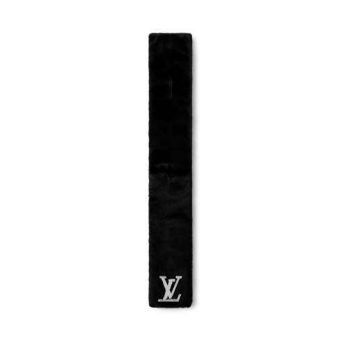 Men - LV Initials Fur Scarf S00 Men Accessories Scarves | LOUIS VUITTON (Product zoom)