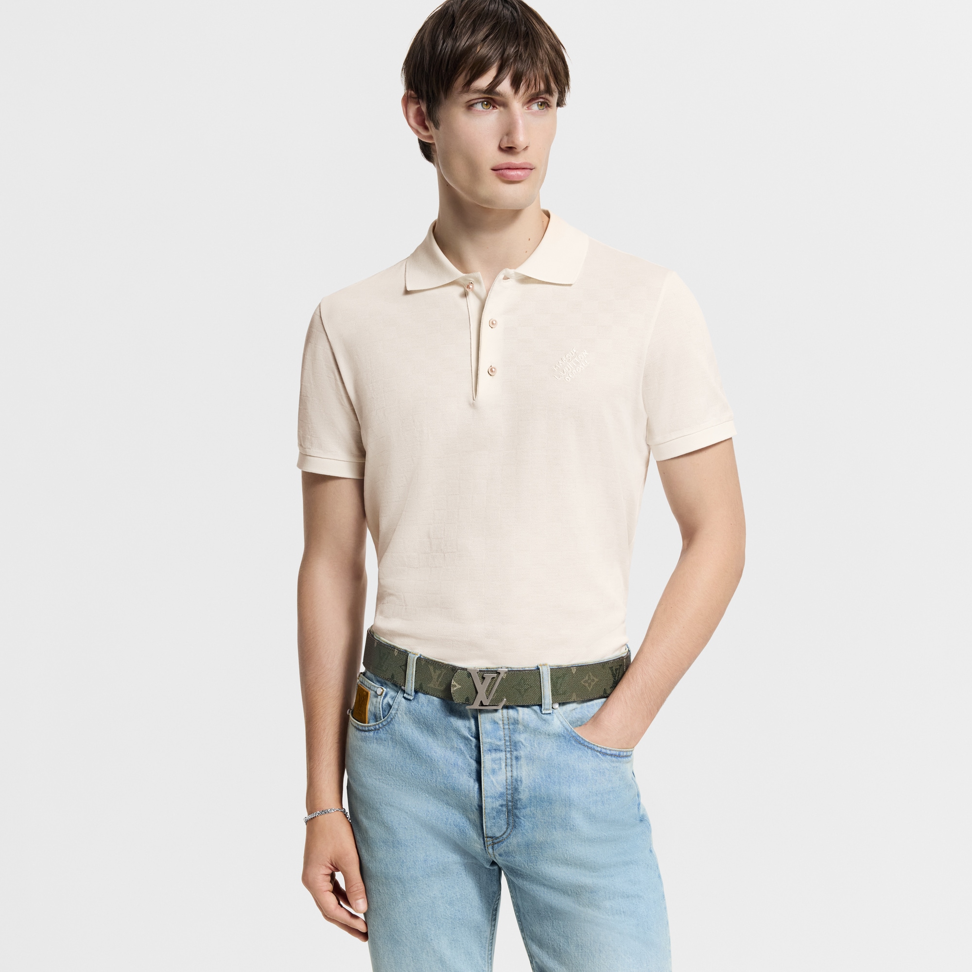 Men - LV Initials Monogram Surplus 40MM Belt  Men Accessories Belts | LOUIS VUITTON (Product zoom)