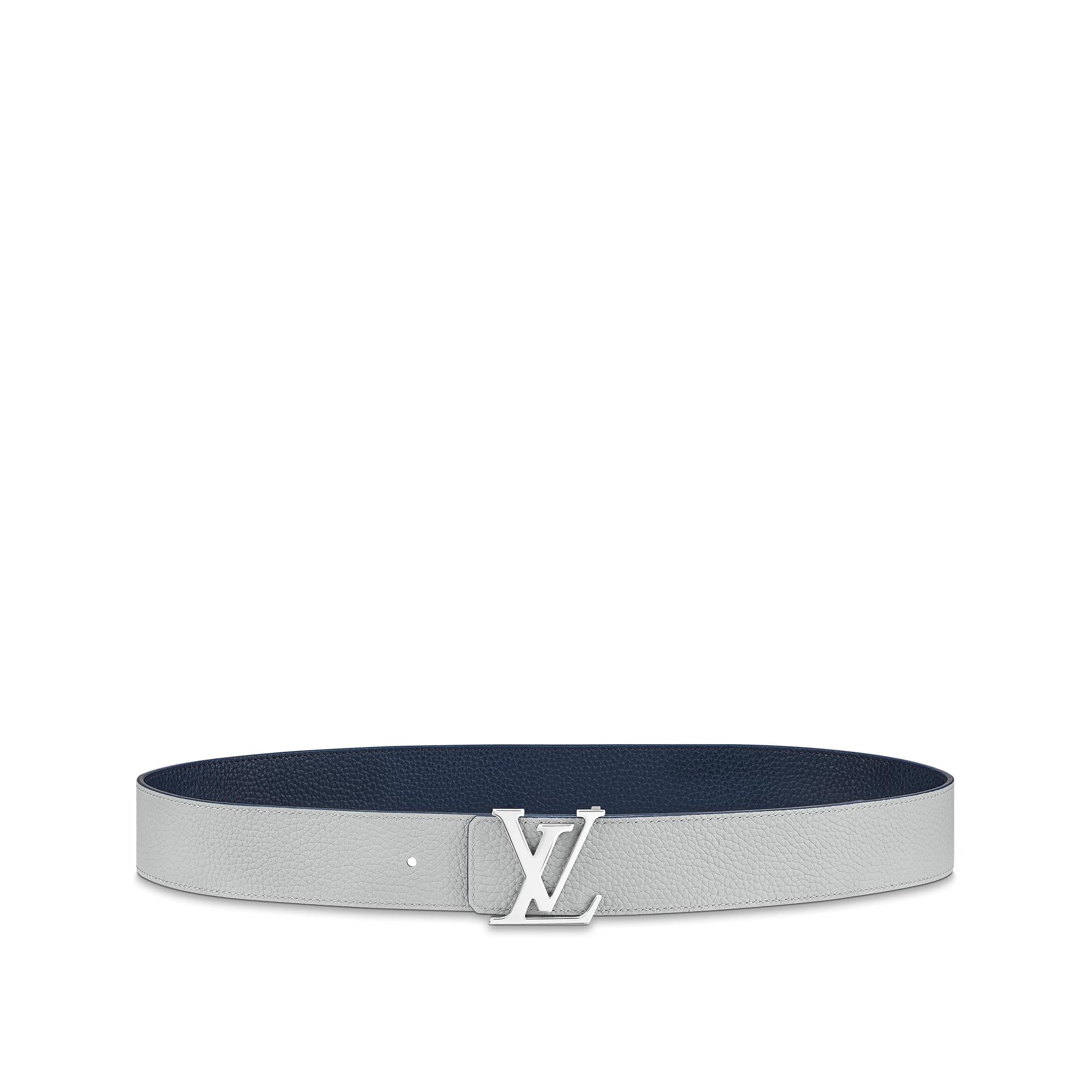 Men - LV Initials Taurillon 40MM Reversible Belt Taurillon Leather Men Accessories New This Season | LOUIS VUITTON (Product zoom)