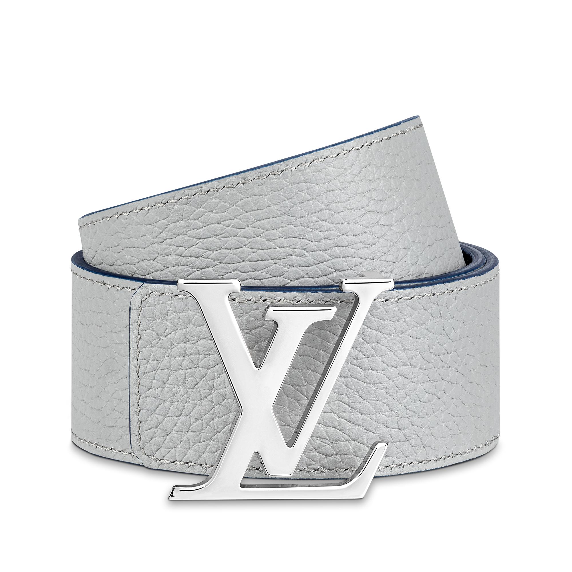 Men - LV Initials Taurillon 40MM Reversible Belt Taurillon Leather Men Accessories New This Season | LOUIS VUITTON (Product zoom)